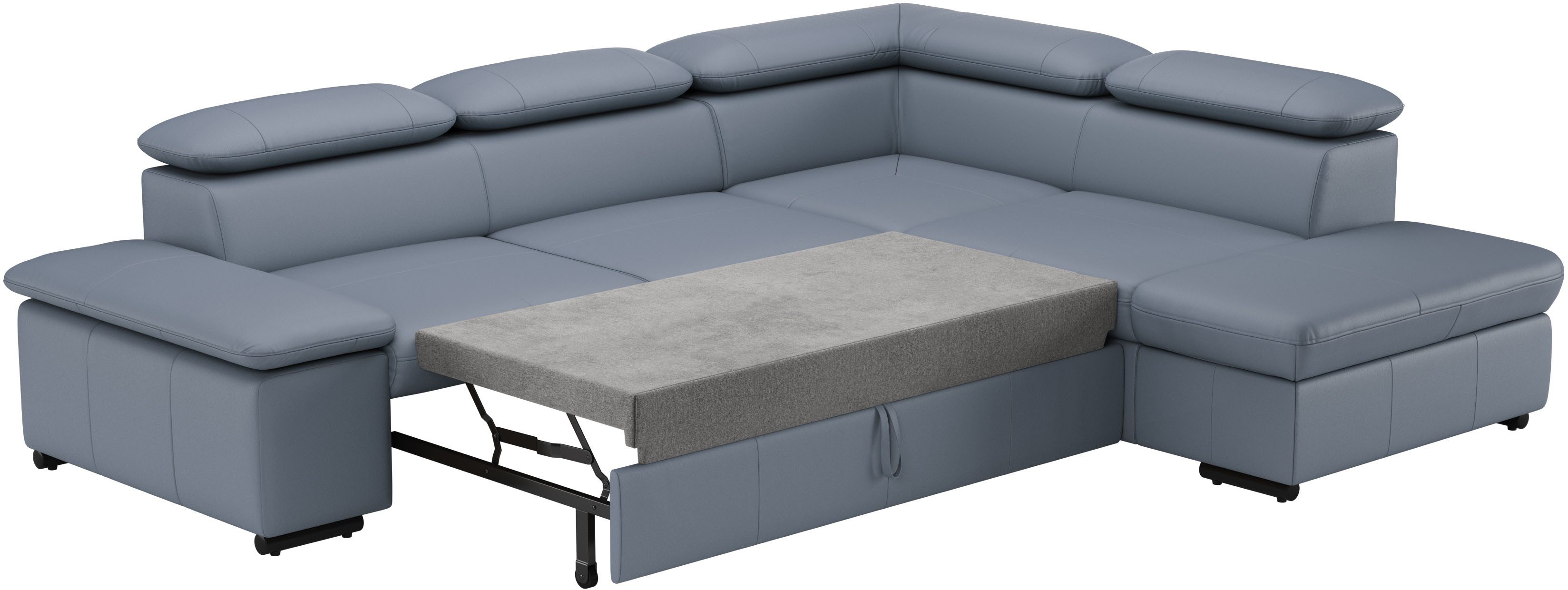 sit&more Hoekbank Alcudia L-vorm met armverstelling, optionele hoofdeindverstelling en bedfunctie