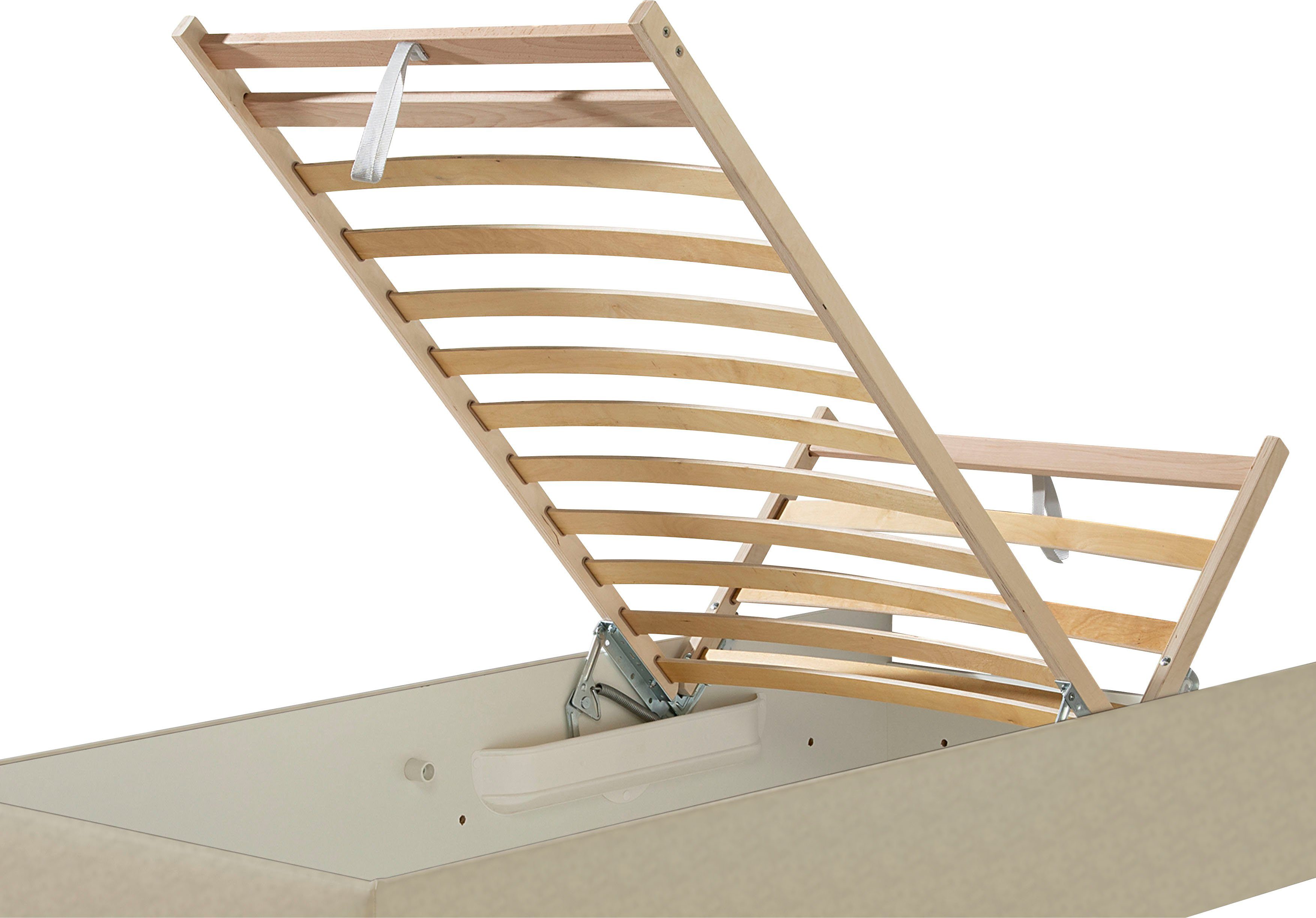 Maintal Gestoffeerd bed Madane naar keuze met matras in de hardheden h2, h3 of h4