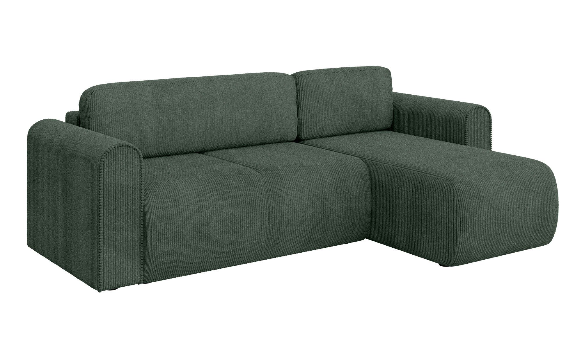 INOSIGN Hoekbank Zacharia optioneel slaapbank met opbergruimte, B/D/H 250/166/86 cm L-vorm met golfondersteuning, recamière aan beide zijden te monteren