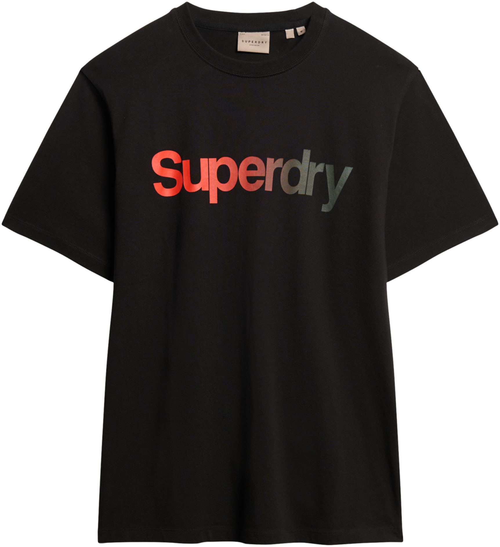 Superdry Shirt met ronde hals CORE LOGO FADE LOOSE TEE