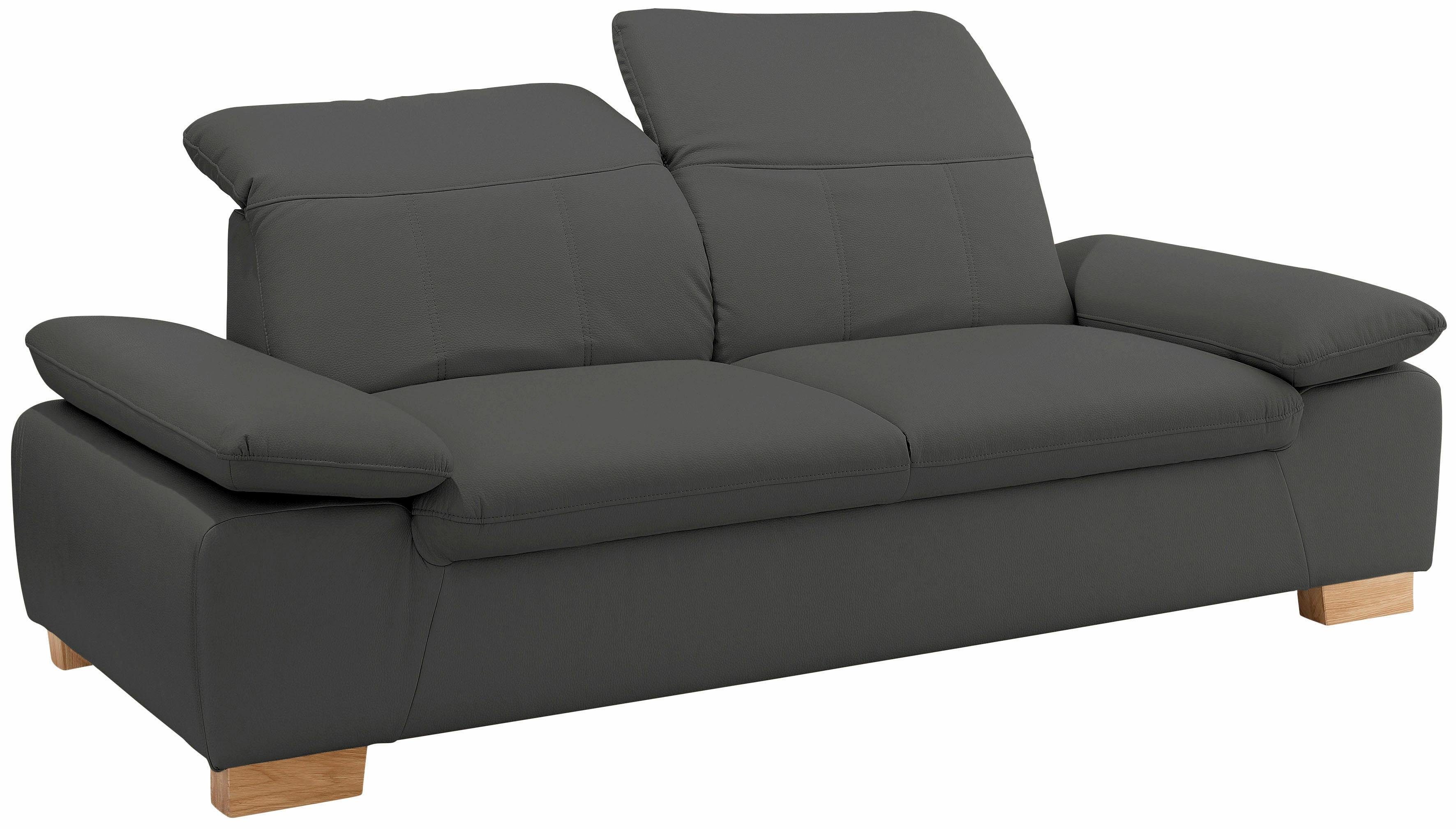 Home affaire 2,5-zitsbank Bergamo multifunctionele bank, elegant en comfortabel met verstelbare armleuning en rugleuning, binnenvering