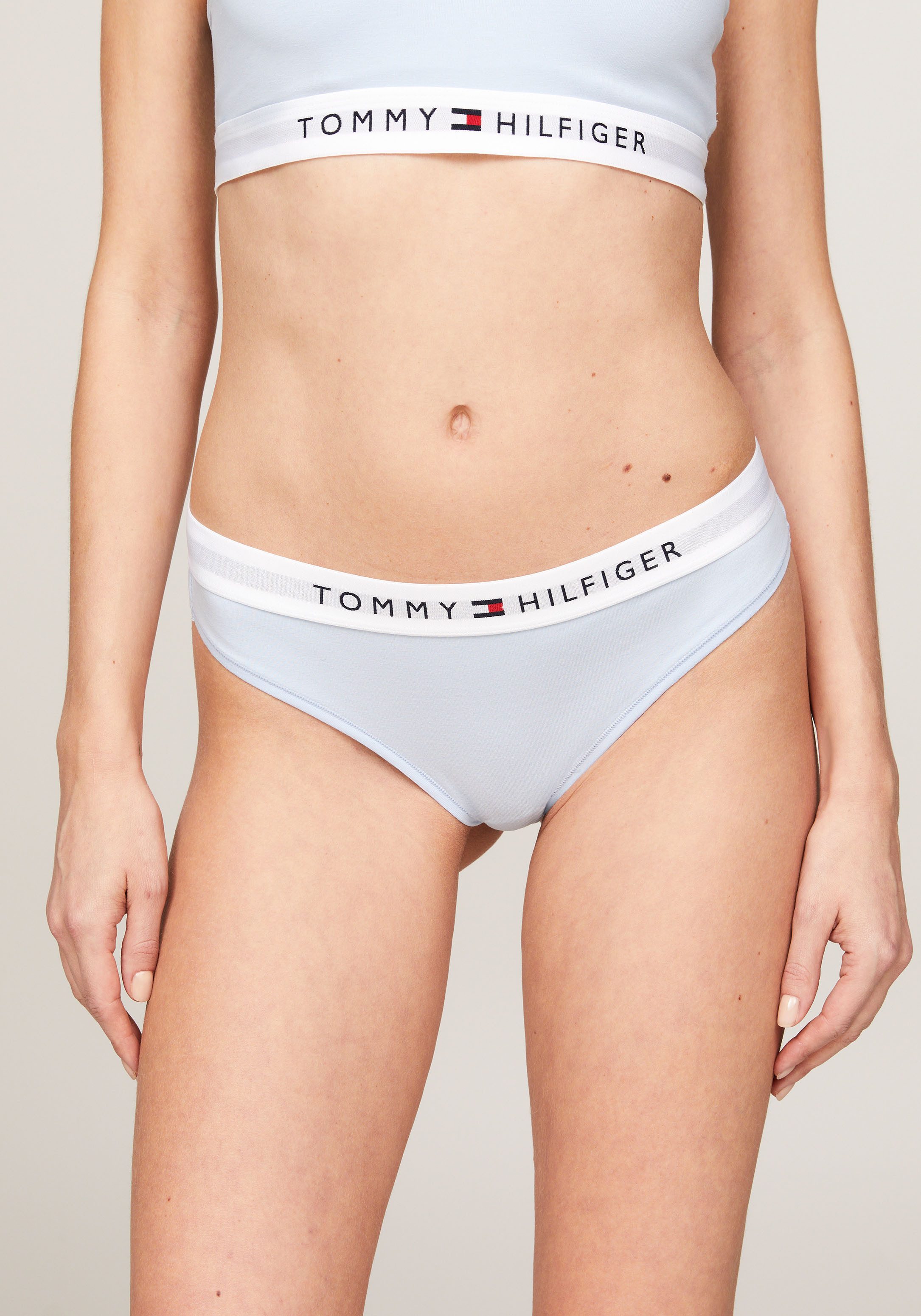 Tommy Hilfiger Underwear T-string THONG (EXT SIZES) met tommy hilfiger logoband