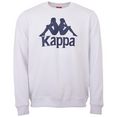 kappa sweatshirt met trendy ronde hals wit
