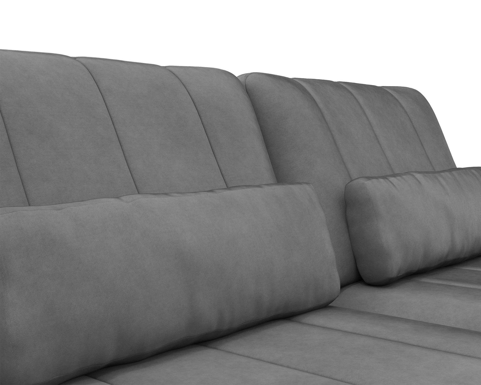 FLEXLUX 3-zitsbank Tropea multifunctionele bank, designbank, relaxfunctie, tv-bank, met armleuningverstelling en zitdiepteverstelling, breedte 252 cm