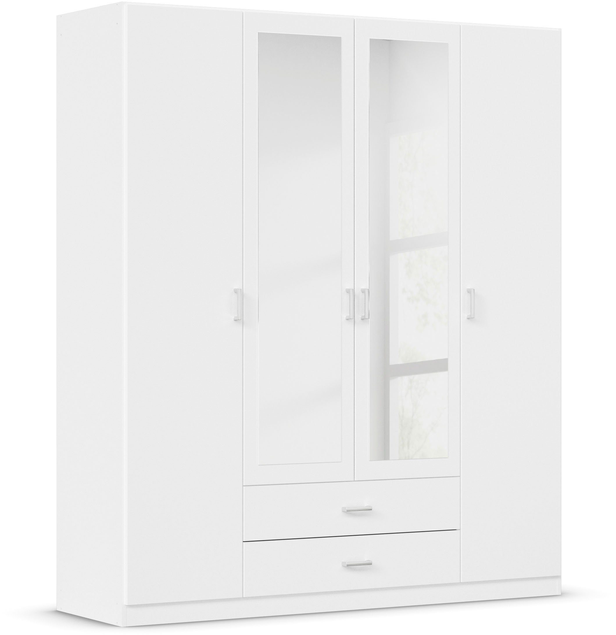 rauch Kledingkast Kast Garderobe Wasmand GAMMA in 3 Breedtes veel opbergruimte met 6 lades, met spiegel topseller made in germany kledingkasten maat
