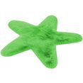 calo-deluxe vloerkleed voor de kinderkamer kids-500 imitatiebont, stermotief groen