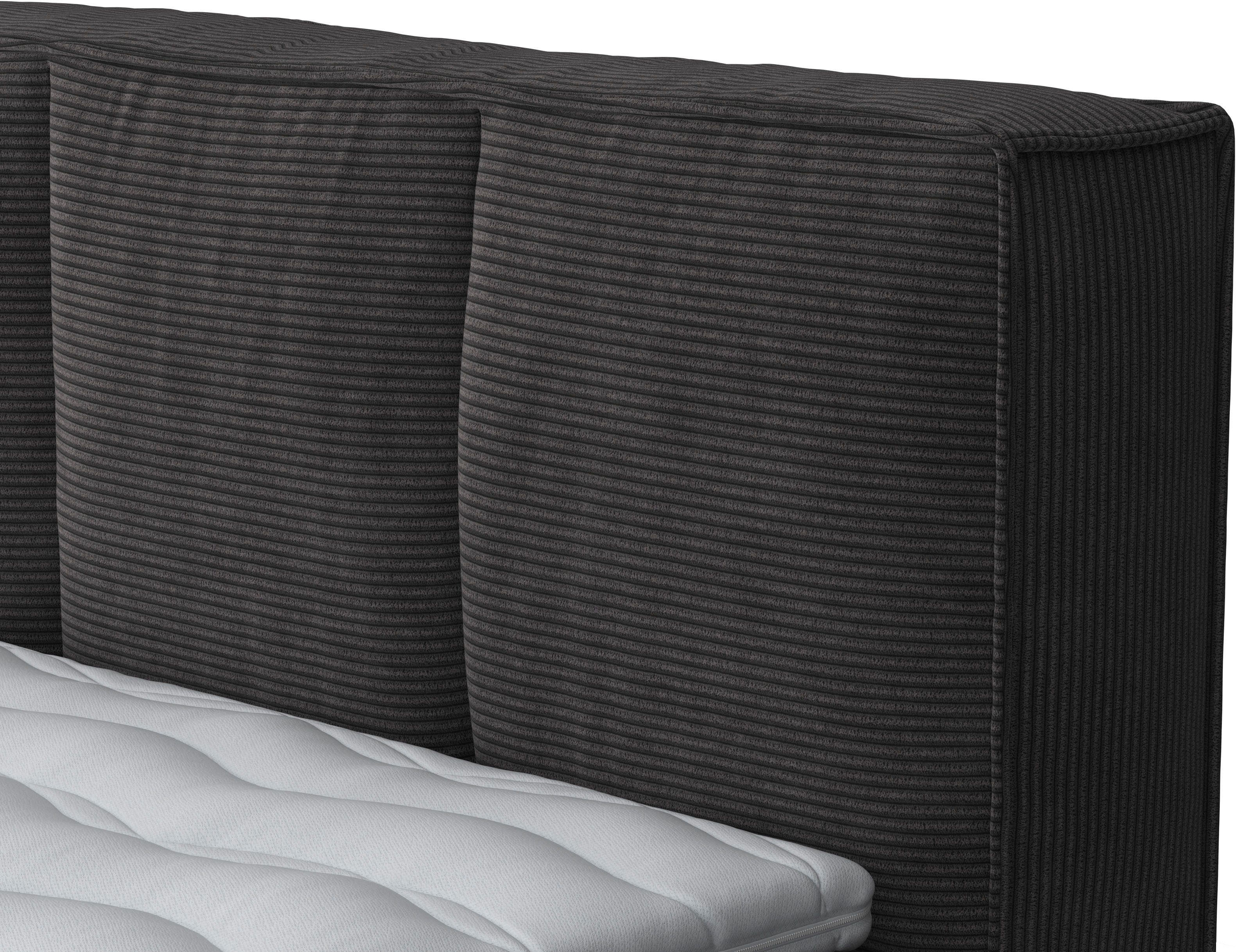 Home affaire Boxspring Milano Boxbed incl. topmatras, 2 matrassen, hardheden H2, H3 en H4 naar keuze
