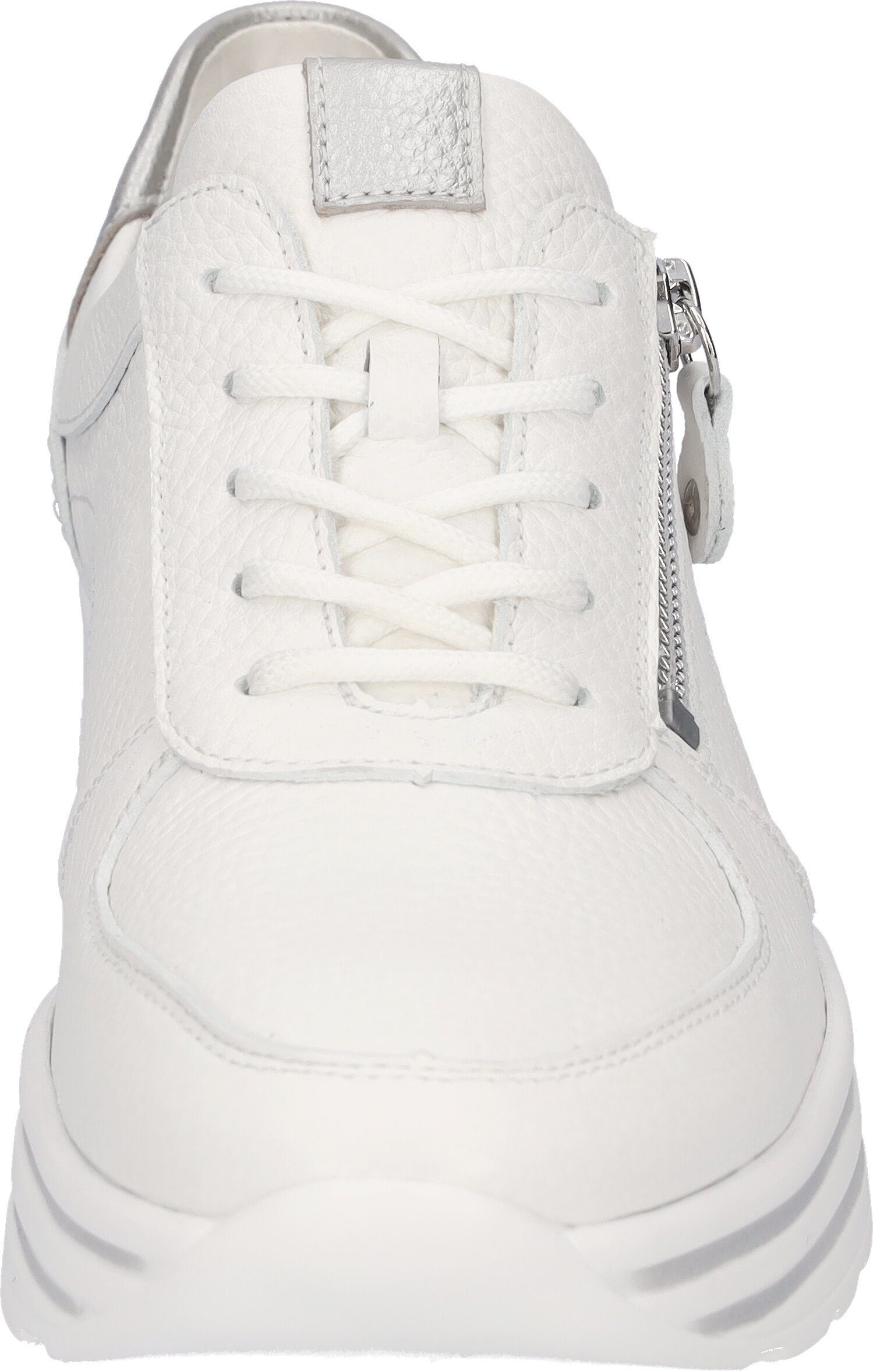 Waldläufer Sneakers met sleehak H-Lana in comfortbreedte h = zeer breed, vrijetijdsschoen, lage schoen, veterschoen