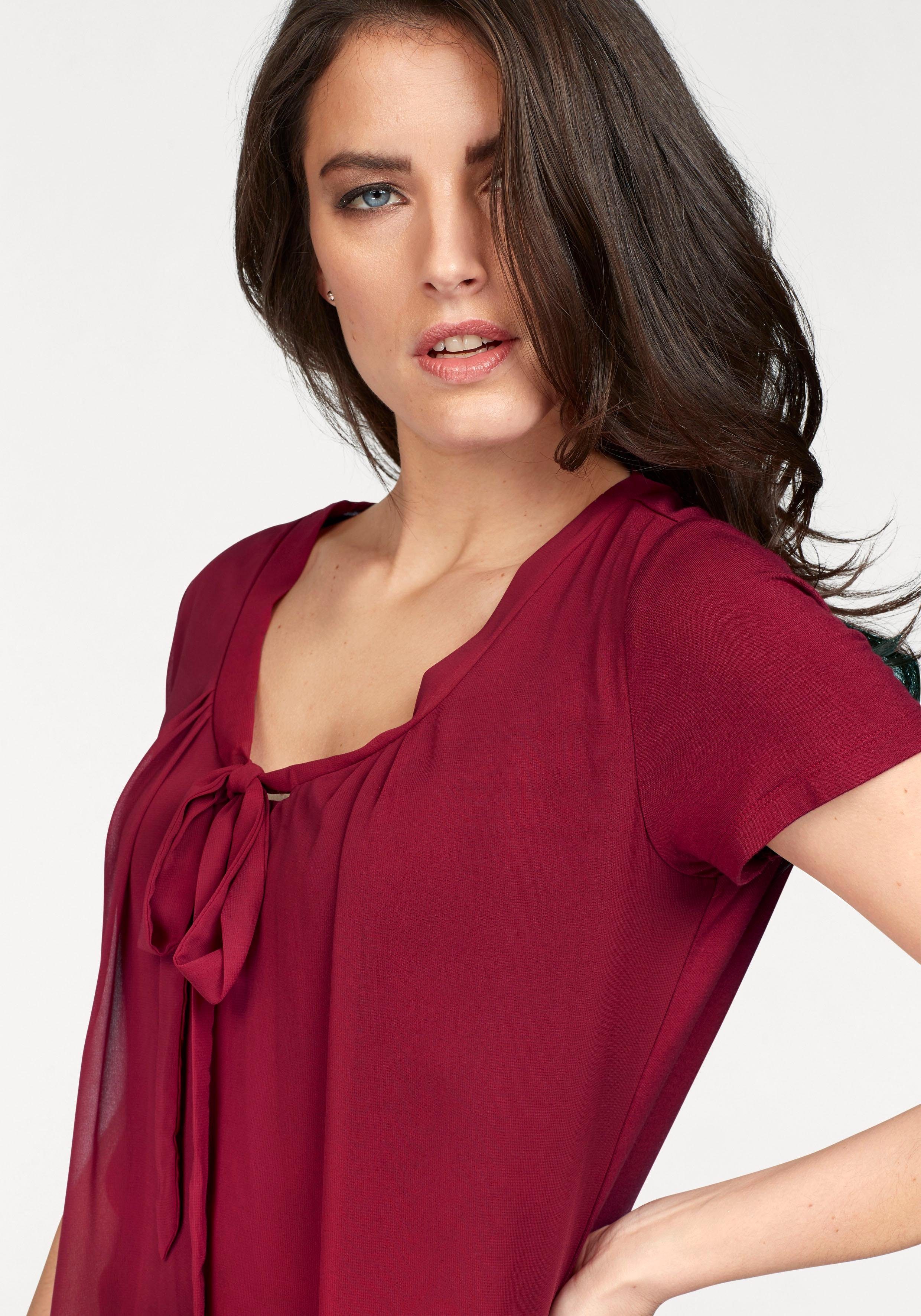 Aniston SELECTED Shirtblouse met dubbel verwerkt voorpand