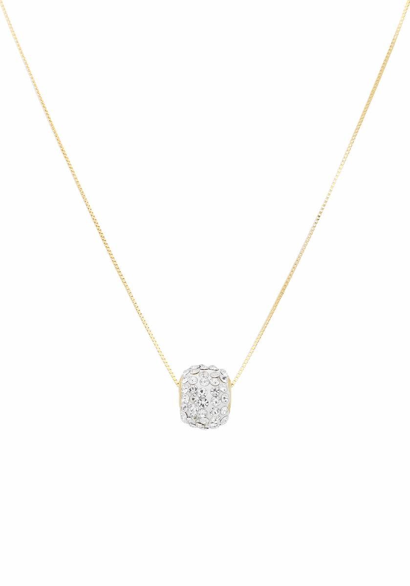 Firetti Ketting met hanger Sieraad cadeau goud 585 halssieraad halsketting gouden ketting glitter