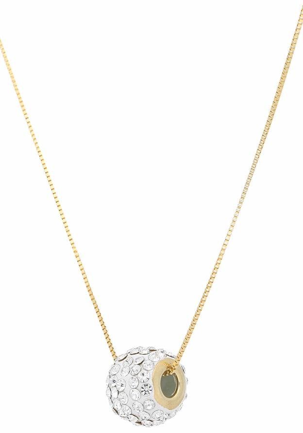 Firetti Ketting met hanger Sieraad cadeau goud 585 halssieraad halsketting gouden ketting glitter