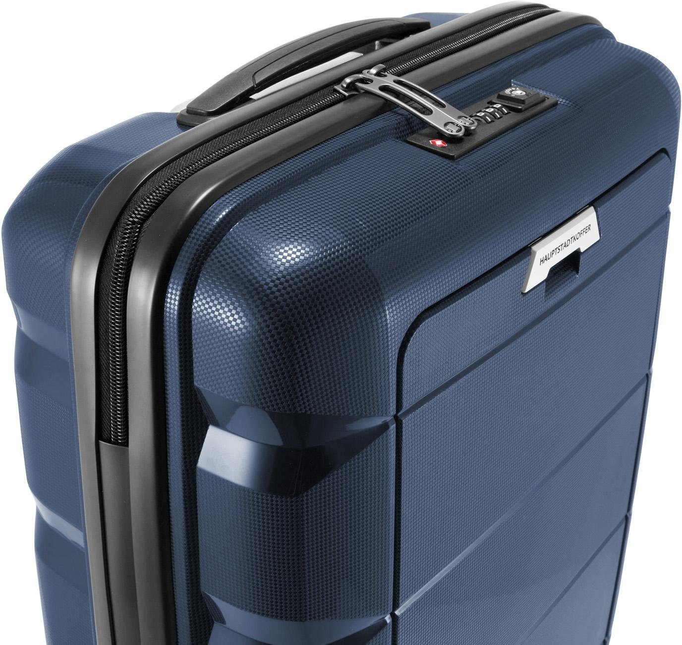 Hauptstadtkoffer Hardshell-trolley Britz, in verschillende kleuren en maten Harde koffer reisbagage TSA slot volumevergroting
