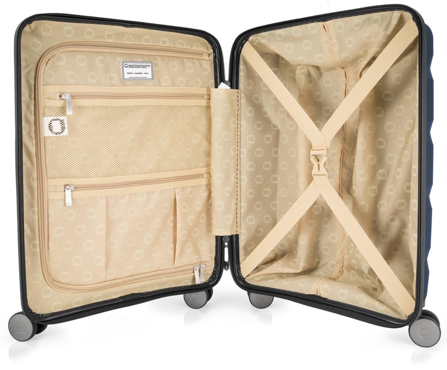 Hauptstadtkoffer Hardshell-trolley Britz, in verschillende kleuren en maten Harde koffer reisbagage TSA slot volumevergroting