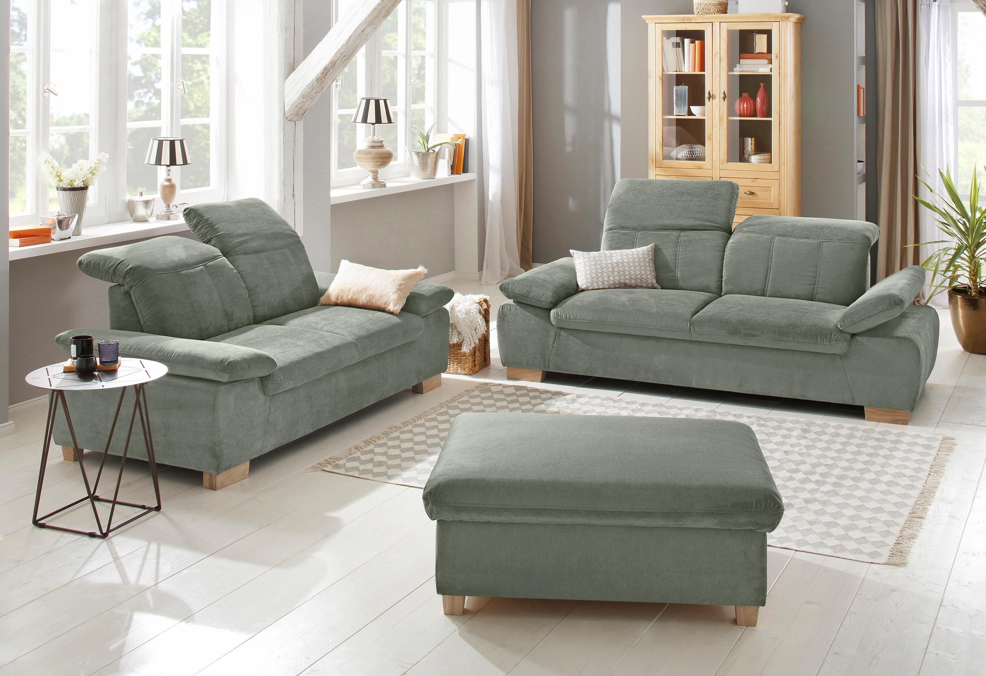 Home affaire 2-zitsbank Bergamo Multifunctionele Sofa, comfortabel en gemakkelijk