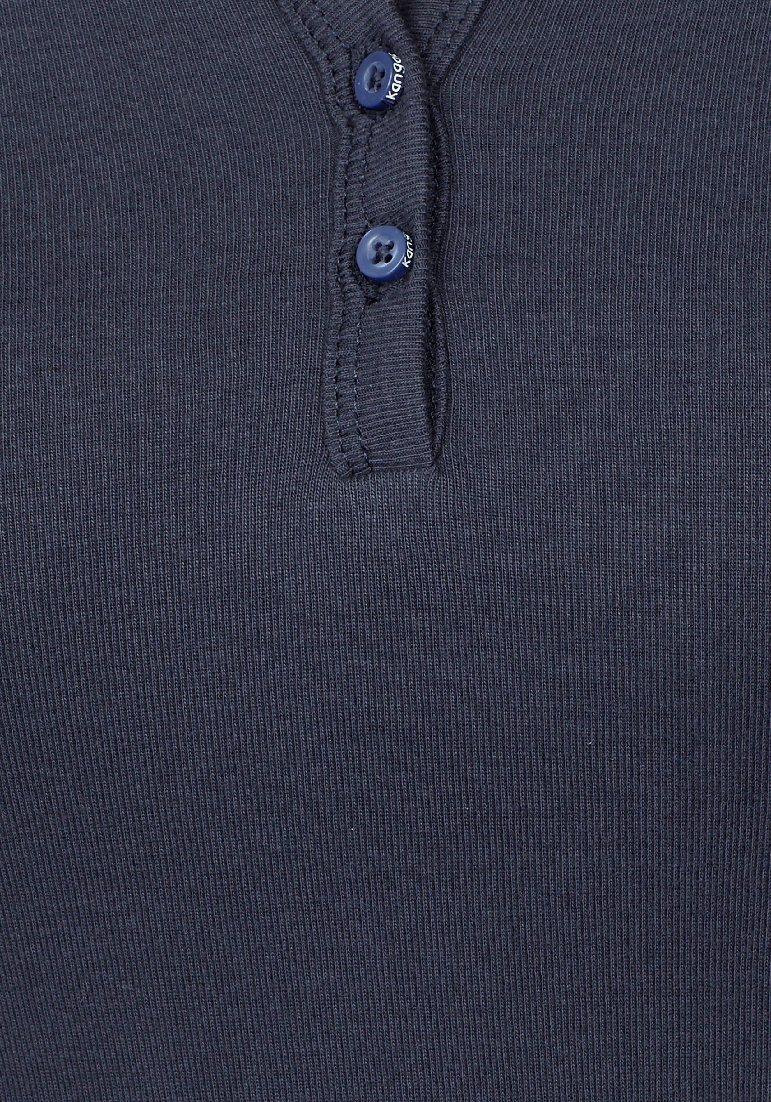 KangaROOS Capuchonshirt Lange mouwen met duimgaten, figuurvolgende snit, van jersey stof
