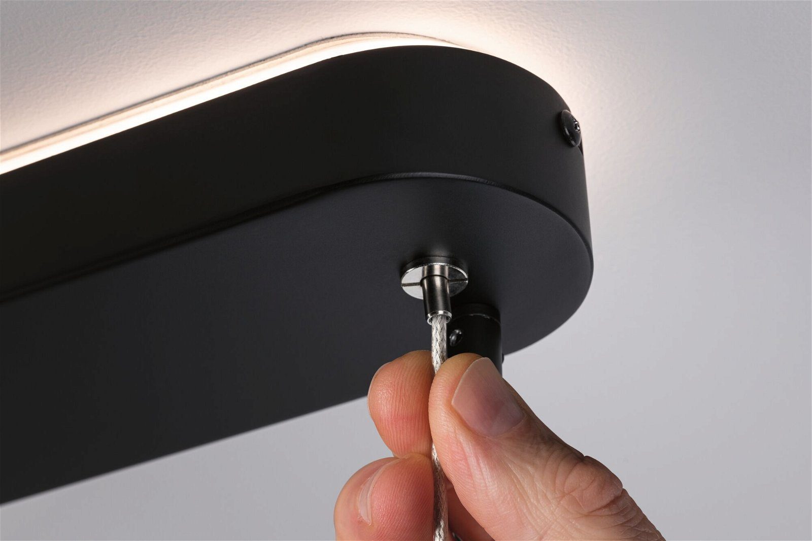 Paulmann Led-hanglamp Puric Pane Effect 6x 6,5W Zwart 230V Metaal/Kunststof (1 stuk)