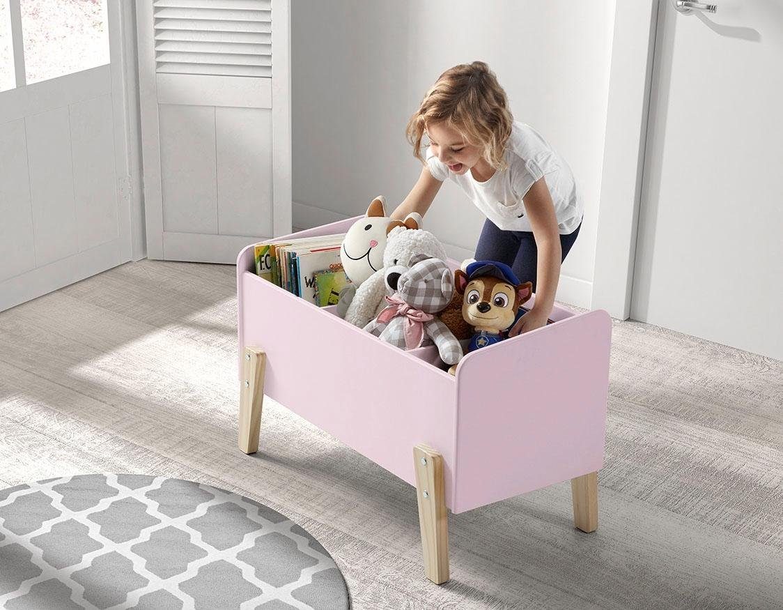Vipack Speelgoedkist Kiddy MDF-oppervlak commodes roze