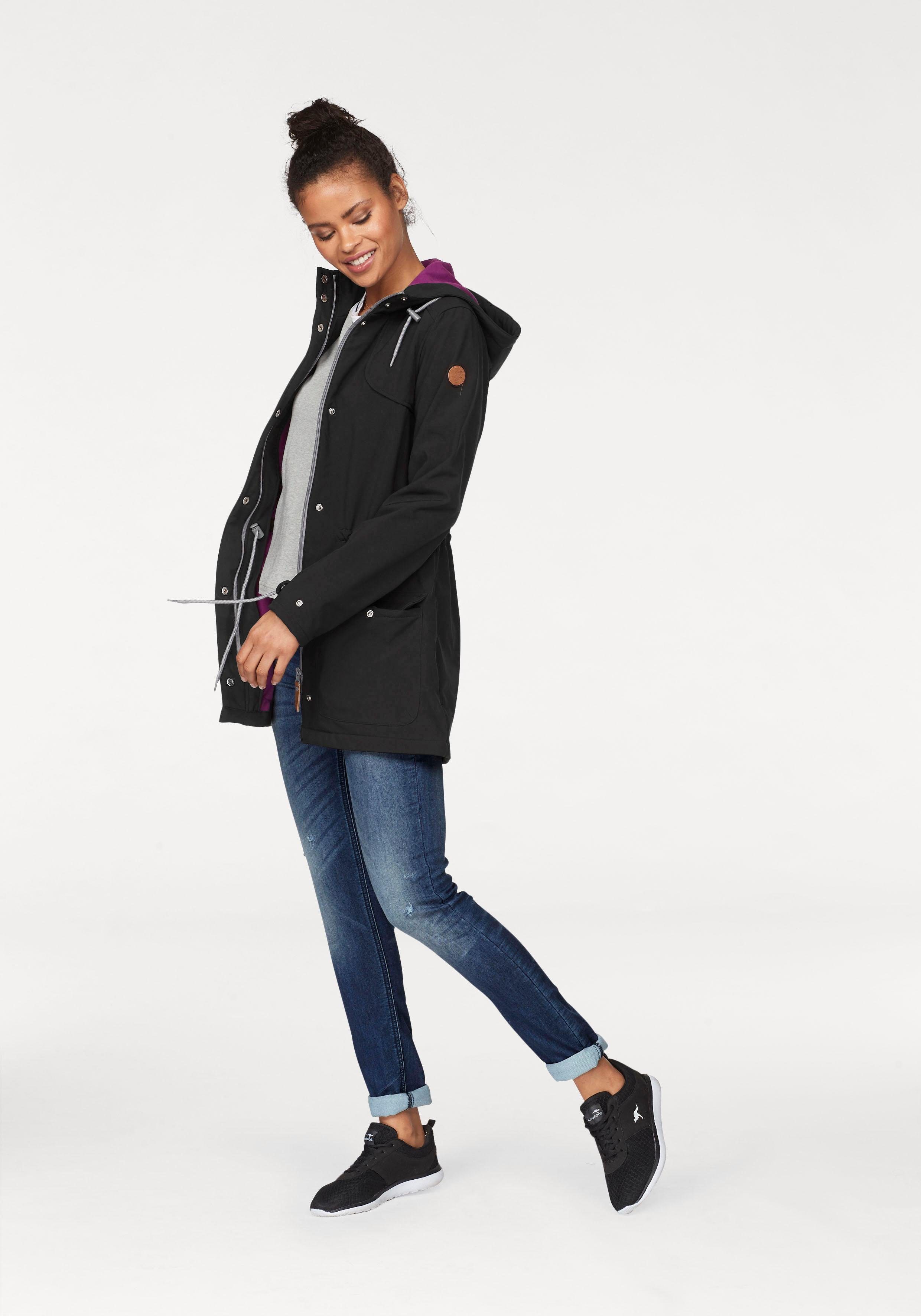 KangaROOS Sweatshirt Lange mouwen, figuurvolgende pasvorm, colourblocking, van katoen