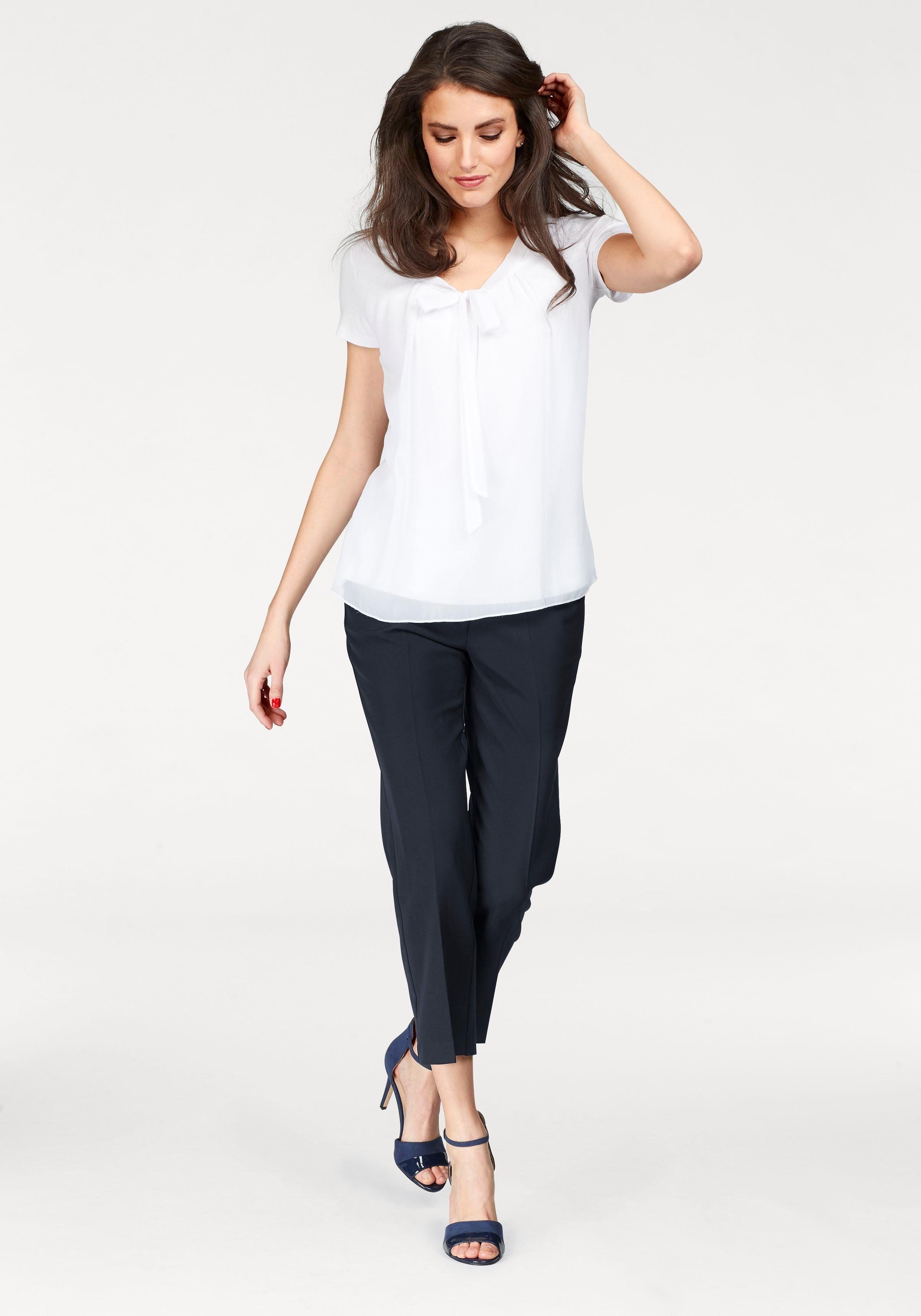 Aniston SELECTED Shirtblouse met dubbel verwerkt voorpand