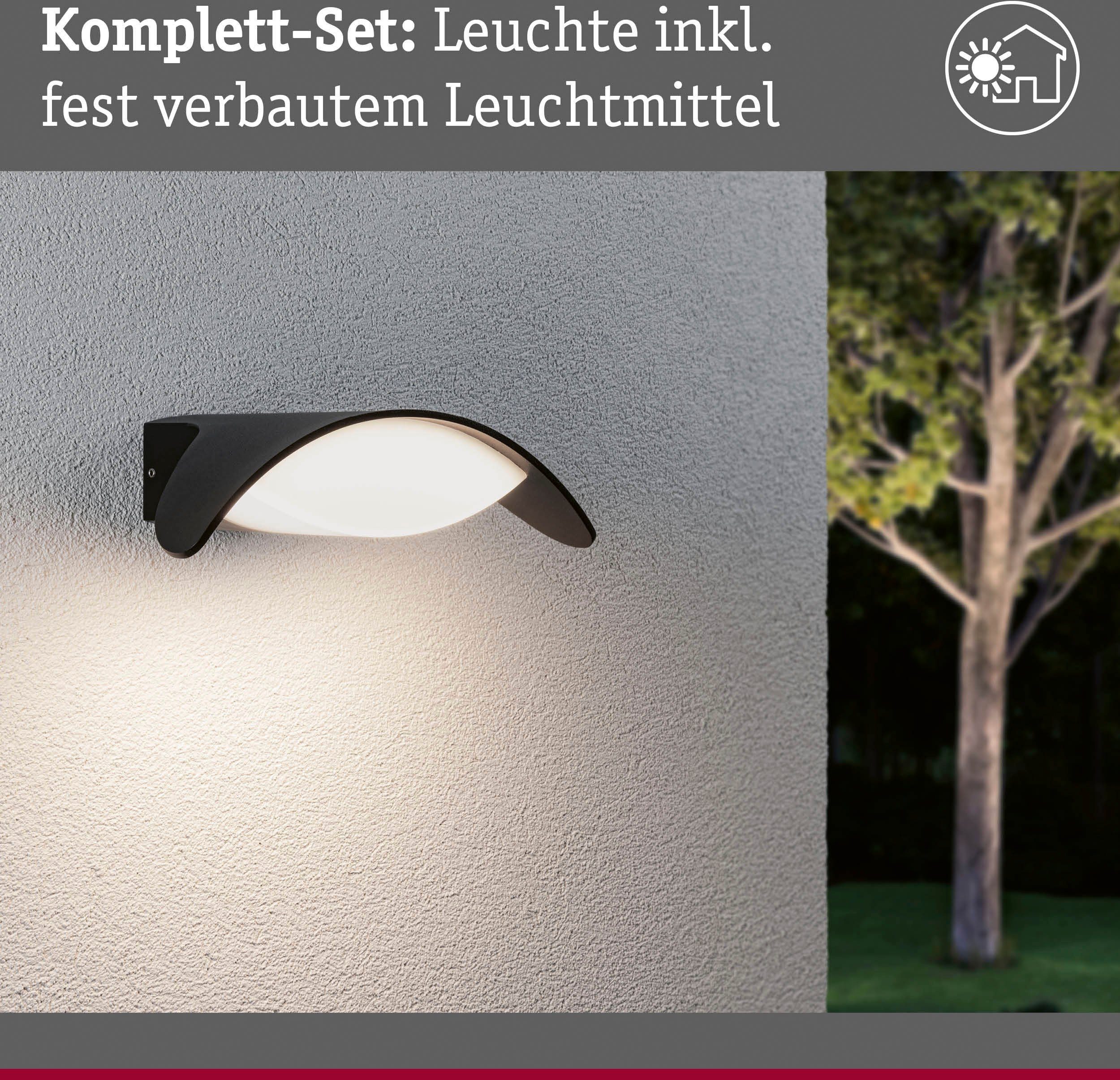 Paulmann Led-wandlamp voor buiten Buiten 230V Mesana IP44 Antraciet (1 stuk)