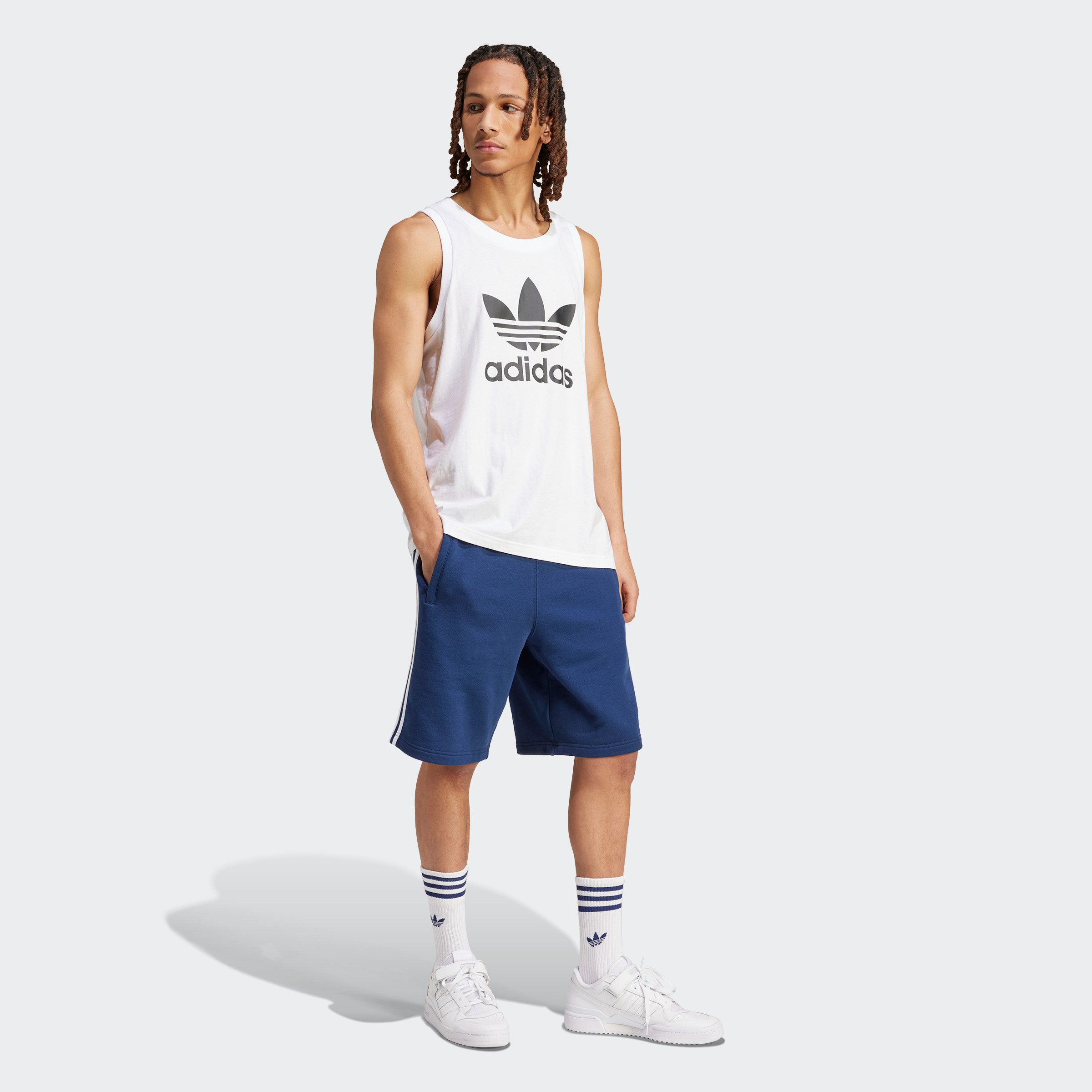 adidas Originals Short 3-STRIPE SHORT Drie-strepen sweat shorts van zacht french terry materiaal (1-delig)