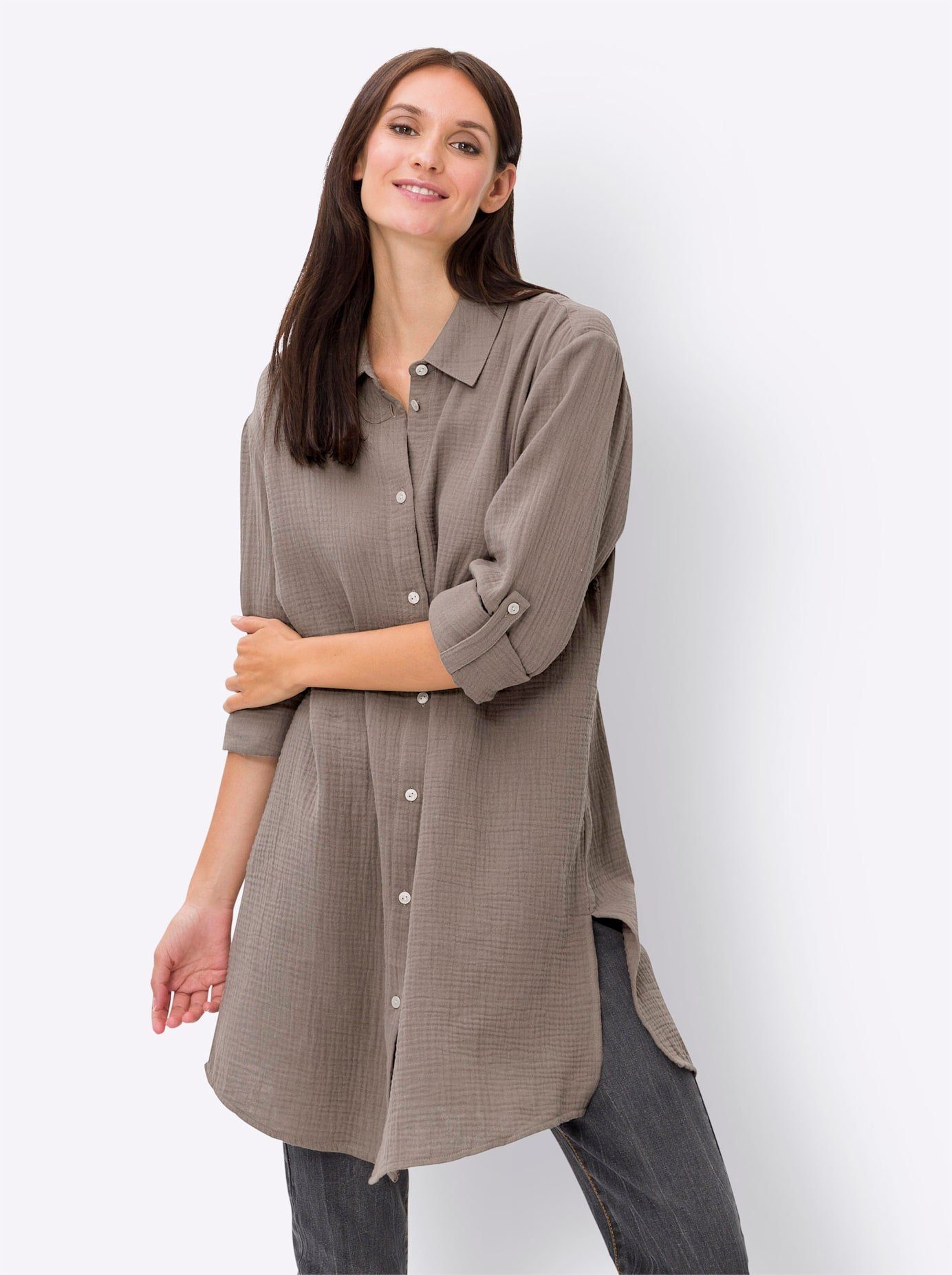 heine Blouse met lange mouwen
