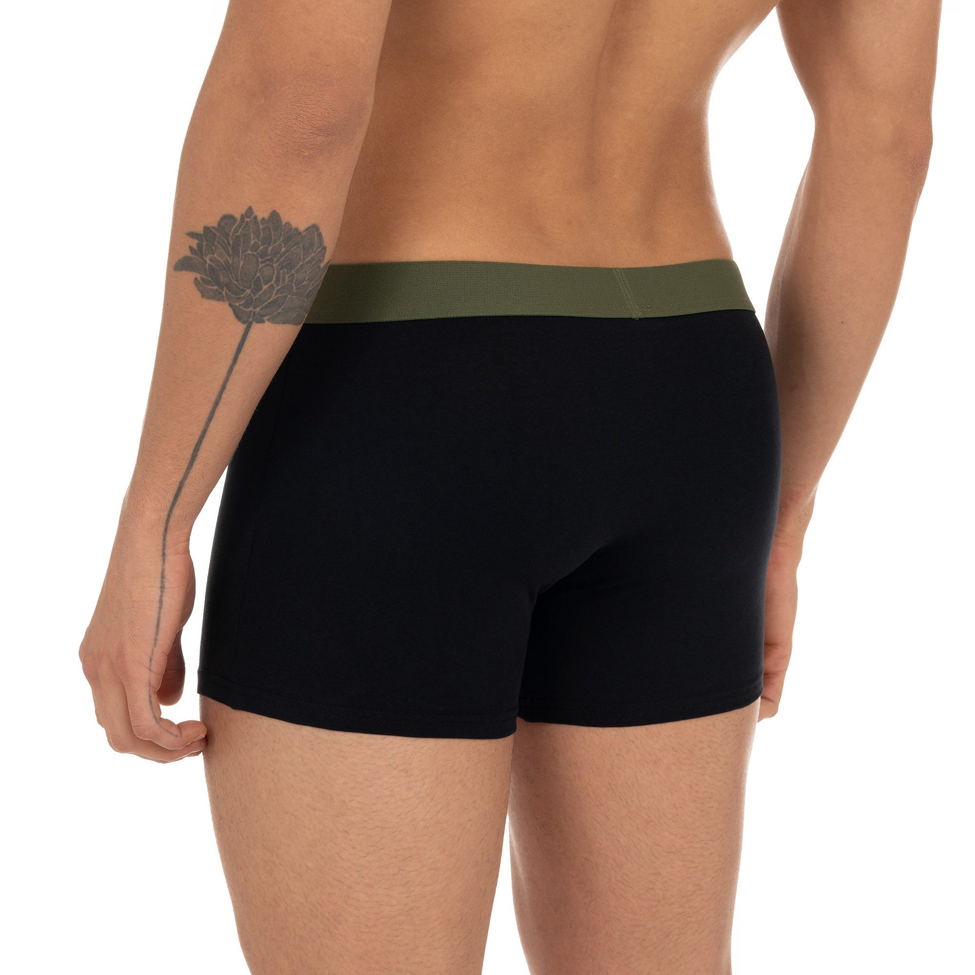 Bruno Banani Boxershort Flowing met contrastkleurige boorden (Set van 2)