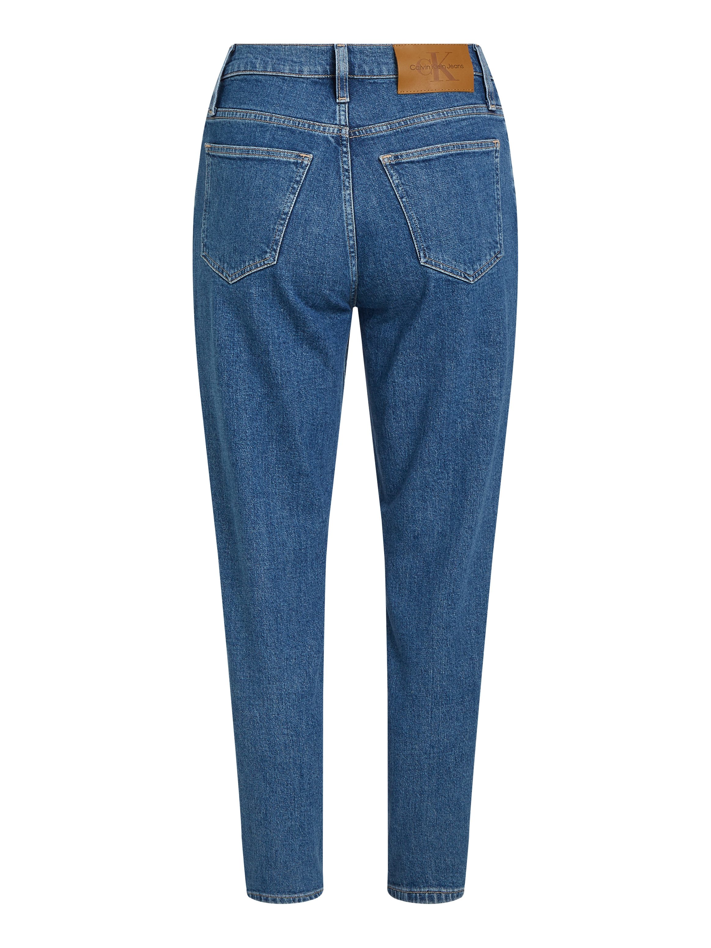 Calvin Klein Mom jeans MOM JEAN met logo-badge
