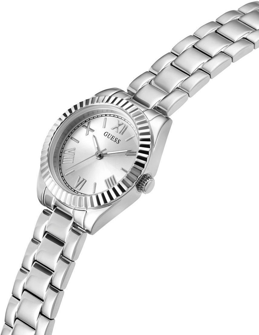 Guess Kwartshorloge MINI LUNA Horloge, dameshorloge, stalen armband