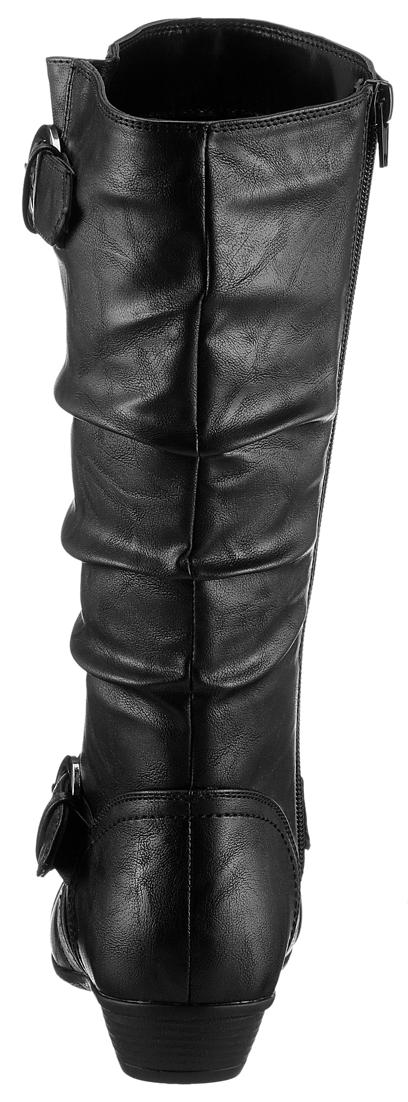 Aniston SHOES Laarzen met gerimpelde schacht - nieuwe collectie