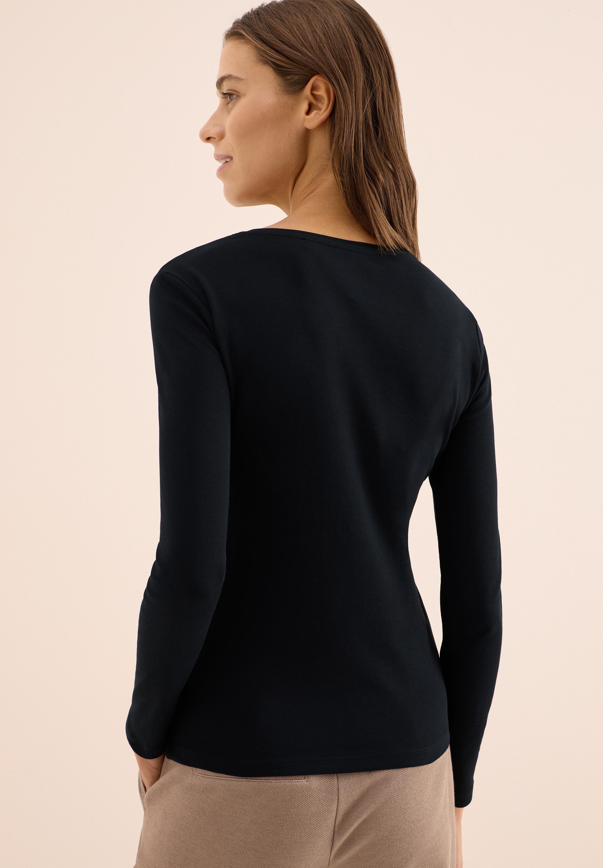 Cecil Shirt met lange mouwen Stijl Pia
