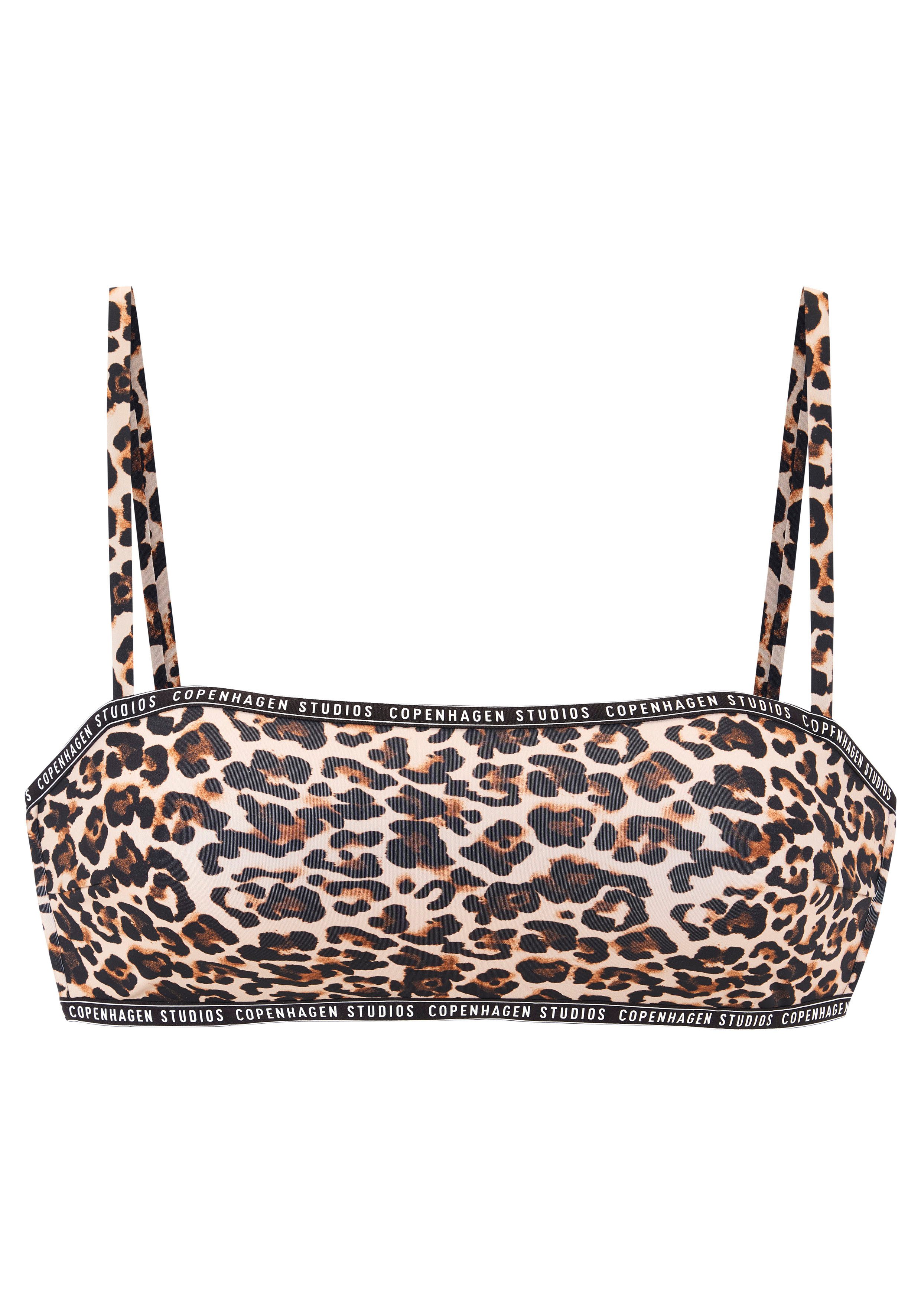 Copenhagen Studios Bandeau-bikinitop Leody Met trendy animal-print