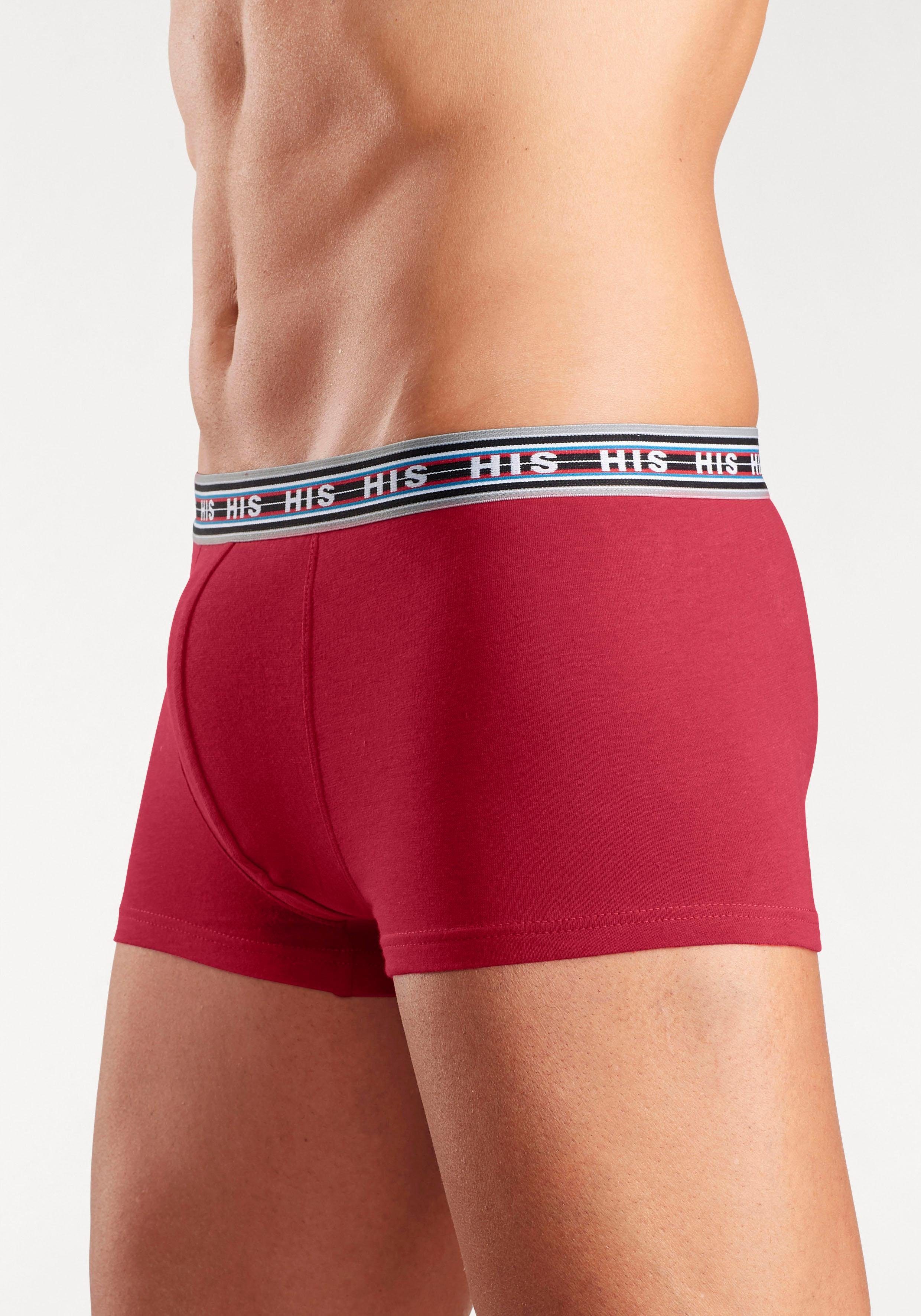 H.I.S Hipster strak zittende boxershorts van katoen-stretch (set, 5 stuks)