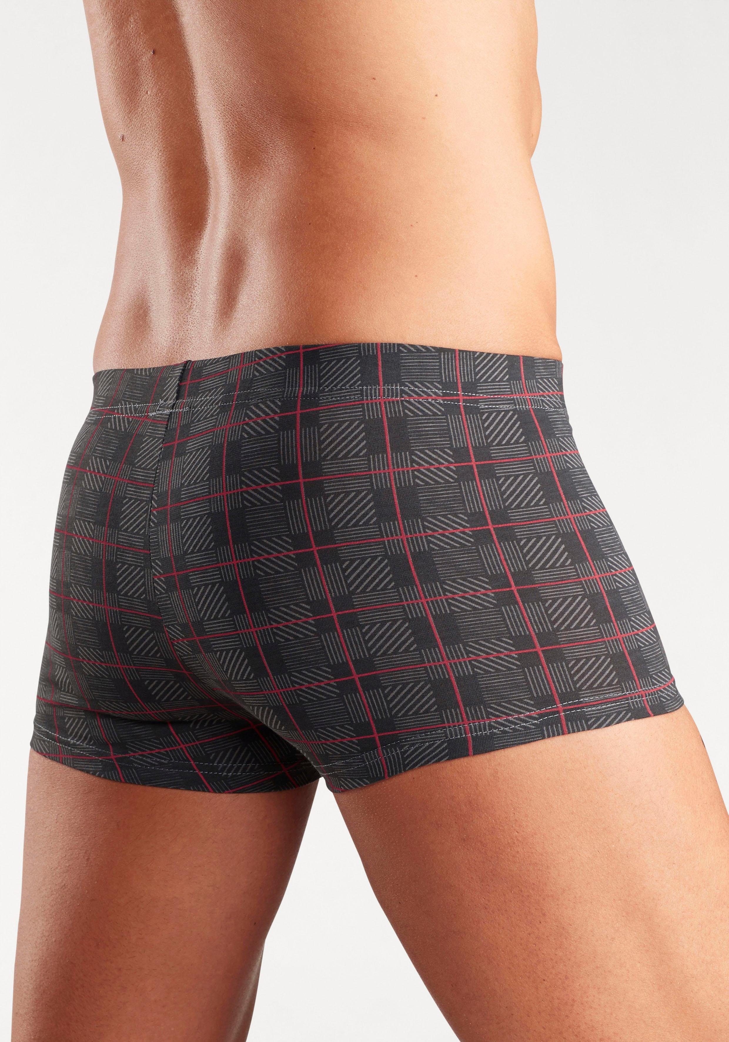 H.I.S Hipster strak zittende boxershorts van katoen-stretch (set, 5 stuks)