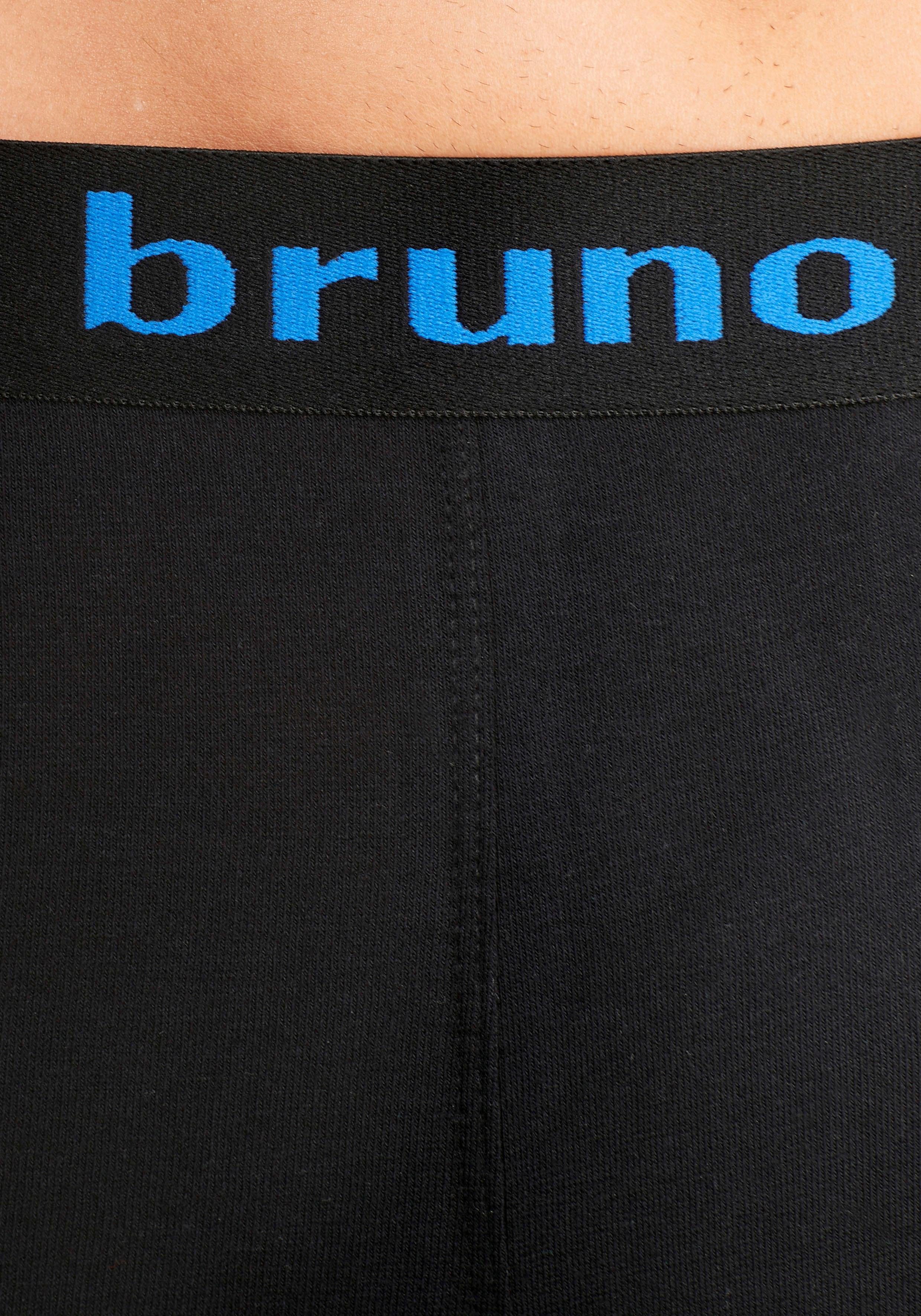 Bruno Banani Boxershort voor heren met langere pijpen en opvallende logo-tailleband (set, 4 stuks)