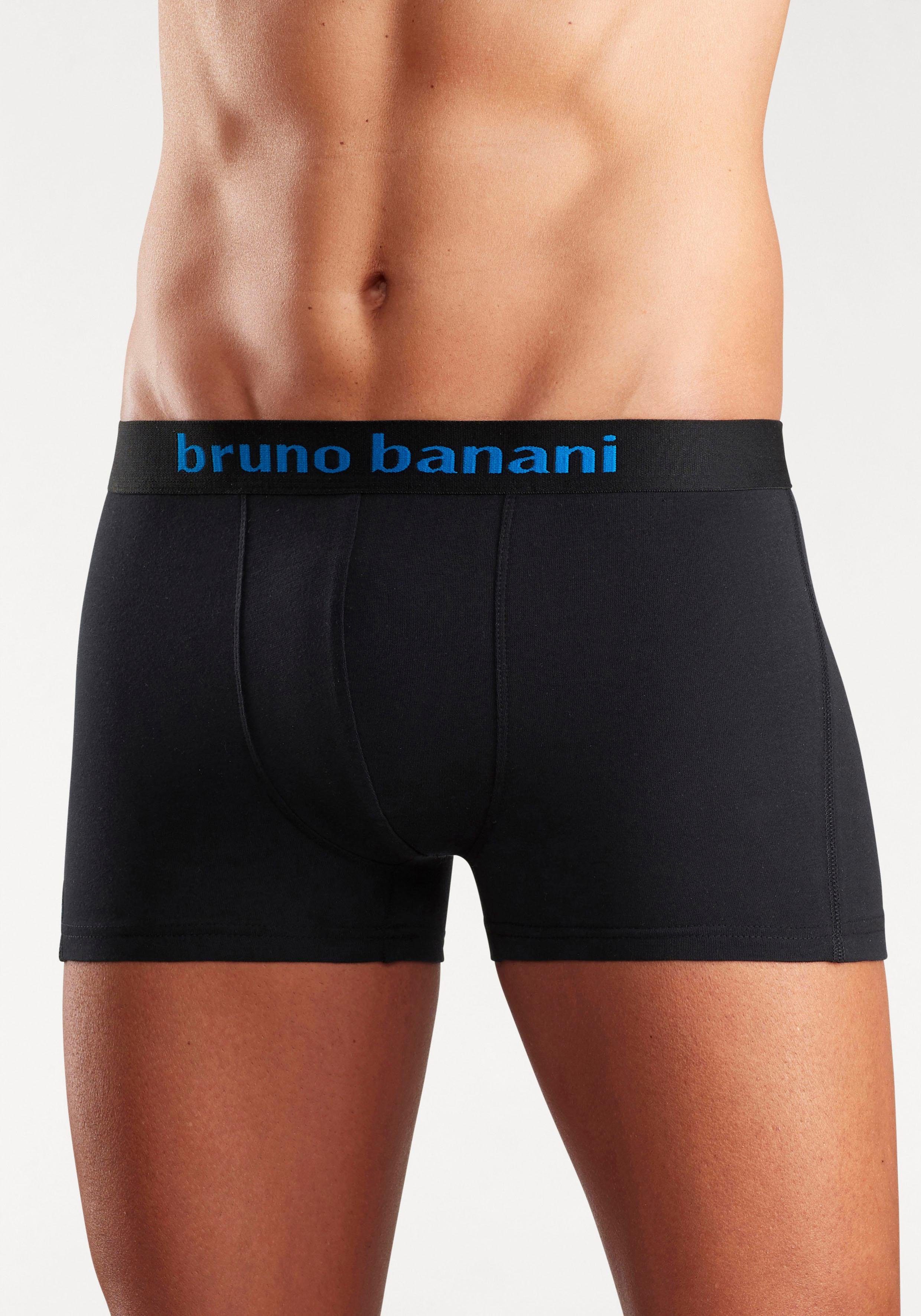 Bruno Banani Boxershort voor heren met gekleurd merkopschrift bij de boord (set, 4 stuks)