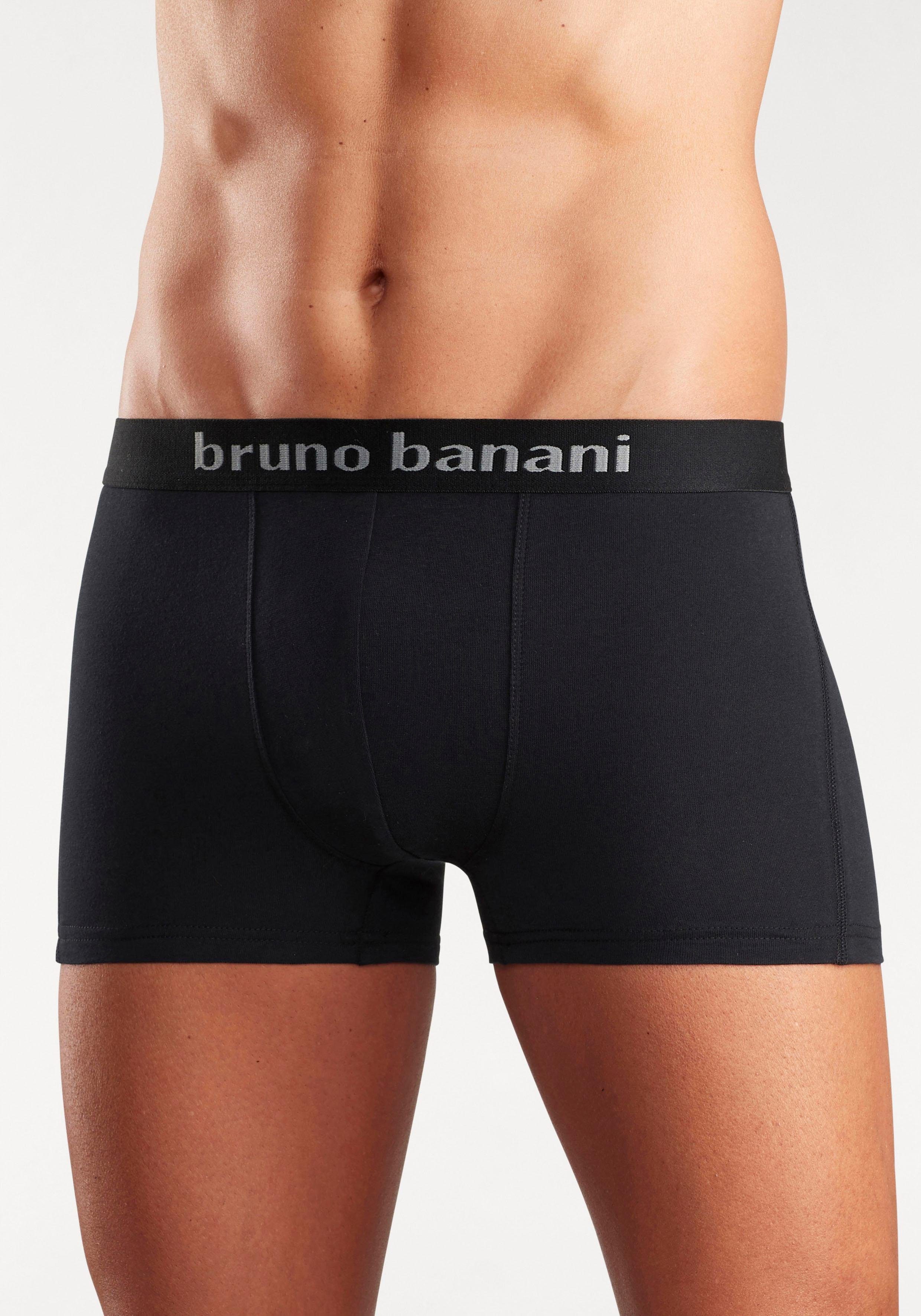 Bruno Banani Boxershort voor heren met gekleurd merkopschrift bij de boord (set, 4 stuks)