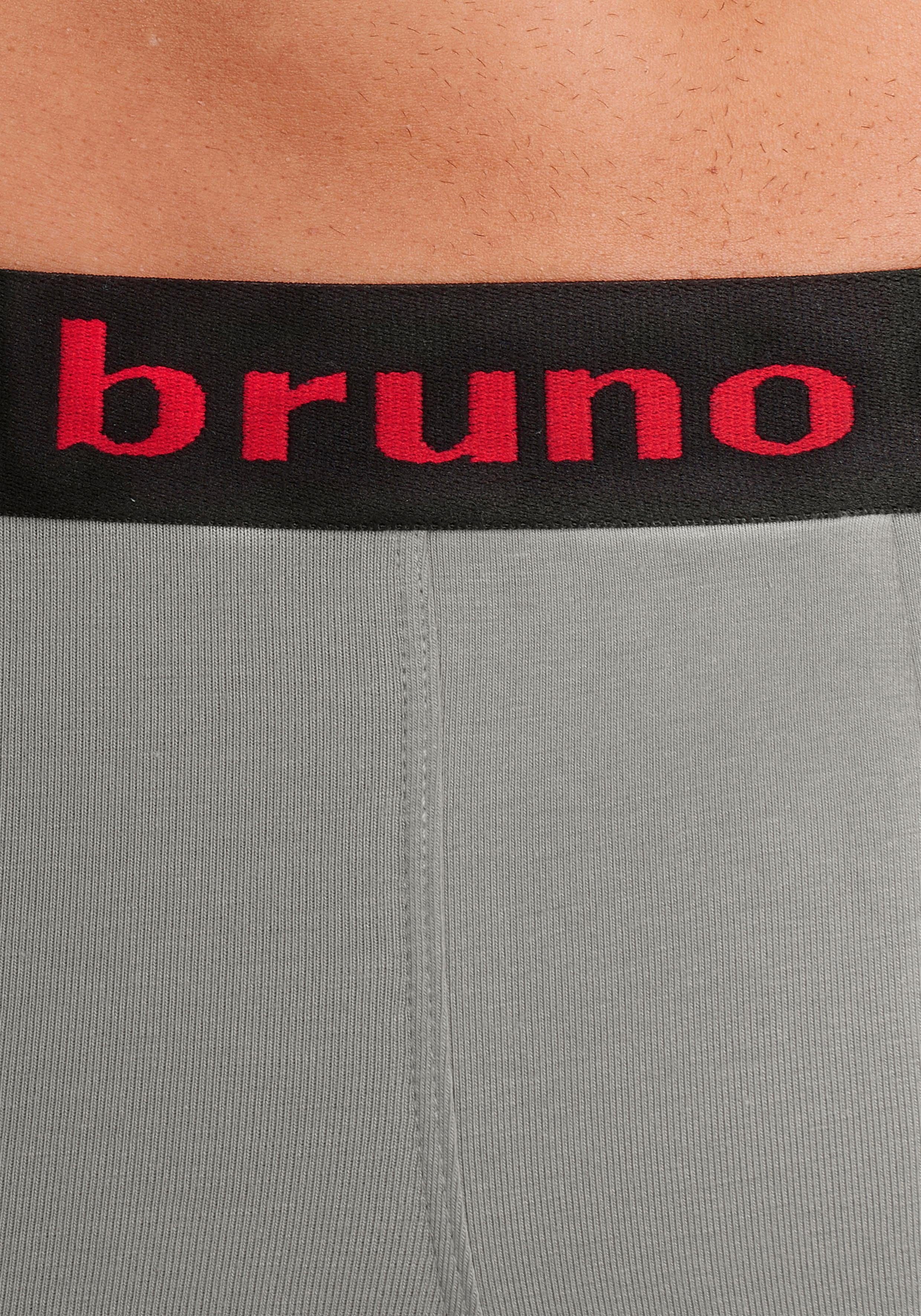 Bruno Banani Hipster strak zittende boxershorts met logo webband van katoenmix (set, 4 stuks)