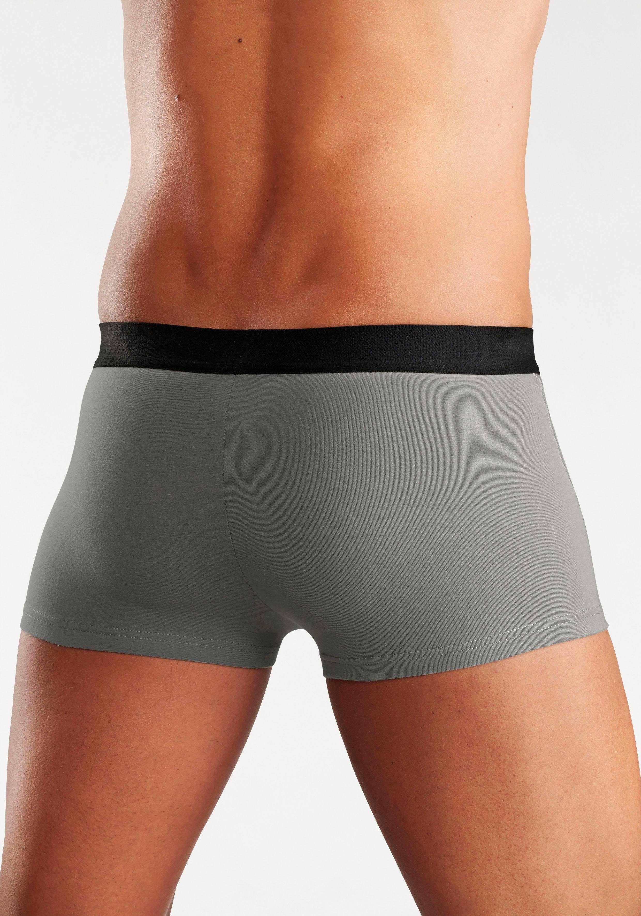 Bruno Banani Hipster strak zittende boxershorts met logo webband van katoenmix (set, 4 stuks)