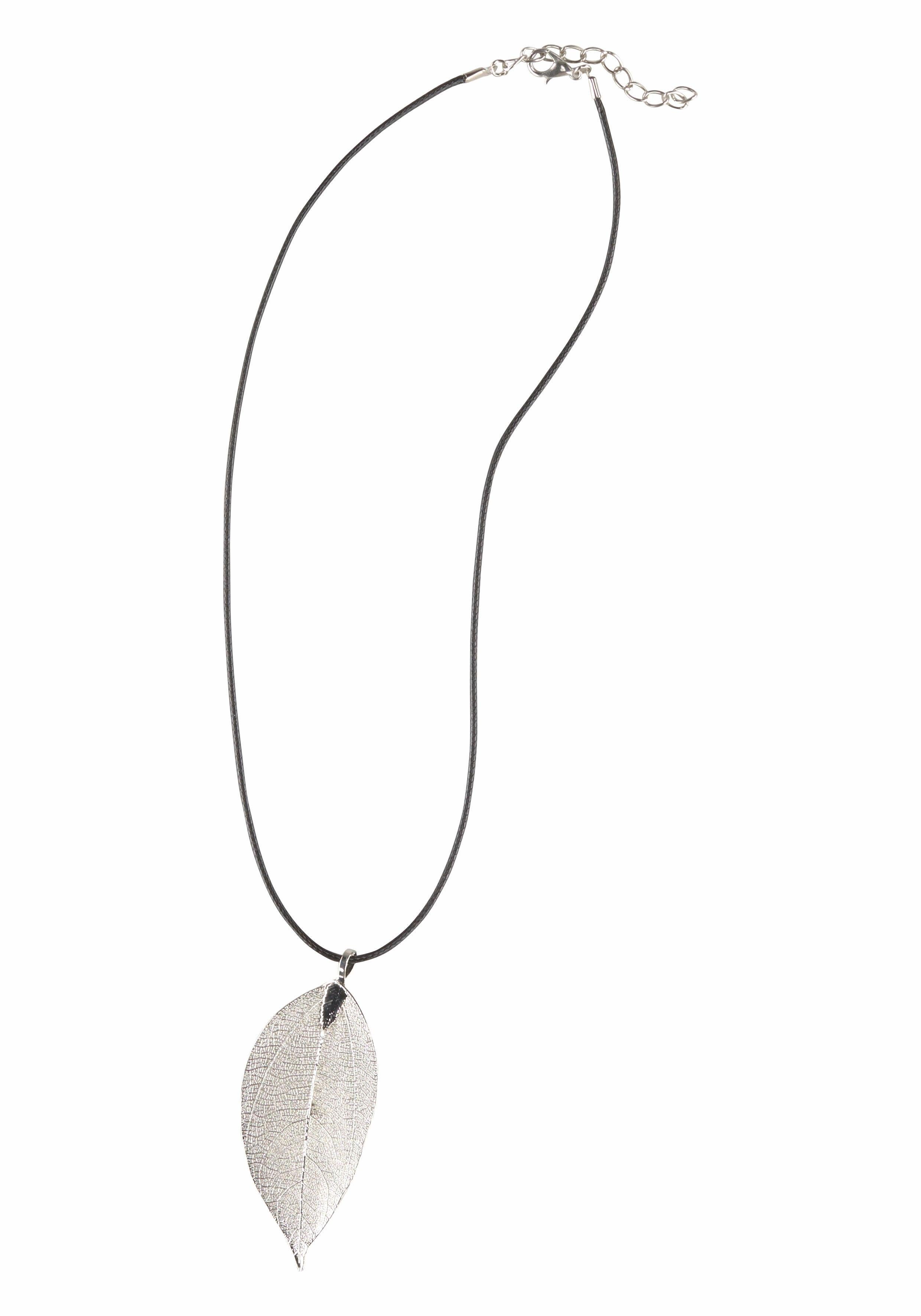 Firetti Ketting met hanger Met grote bladhanger (1-delig) dames kettingen zwart