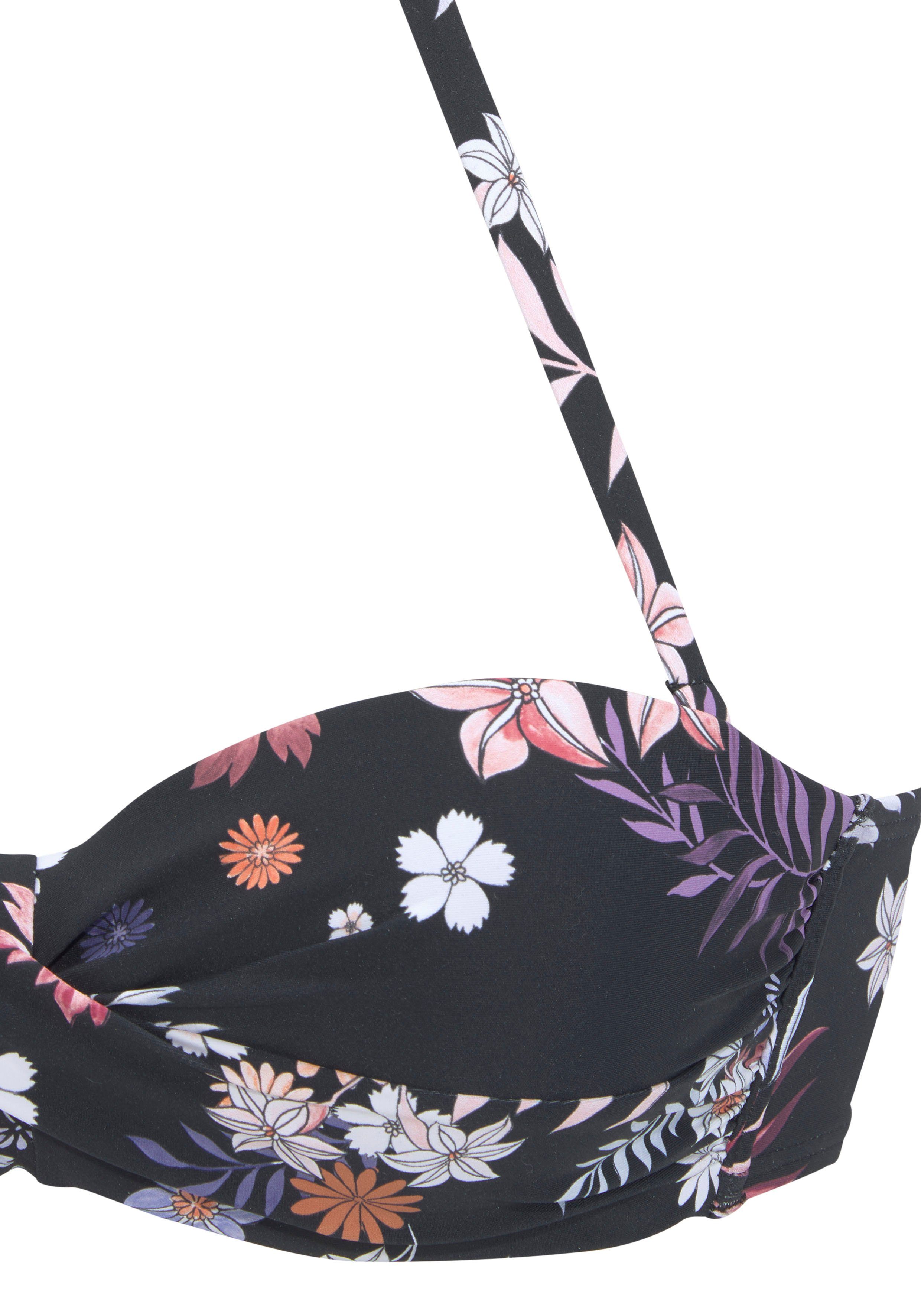 Sunseeker Beugelbikinitop in bandeaumodel Bettie in wikkel-look