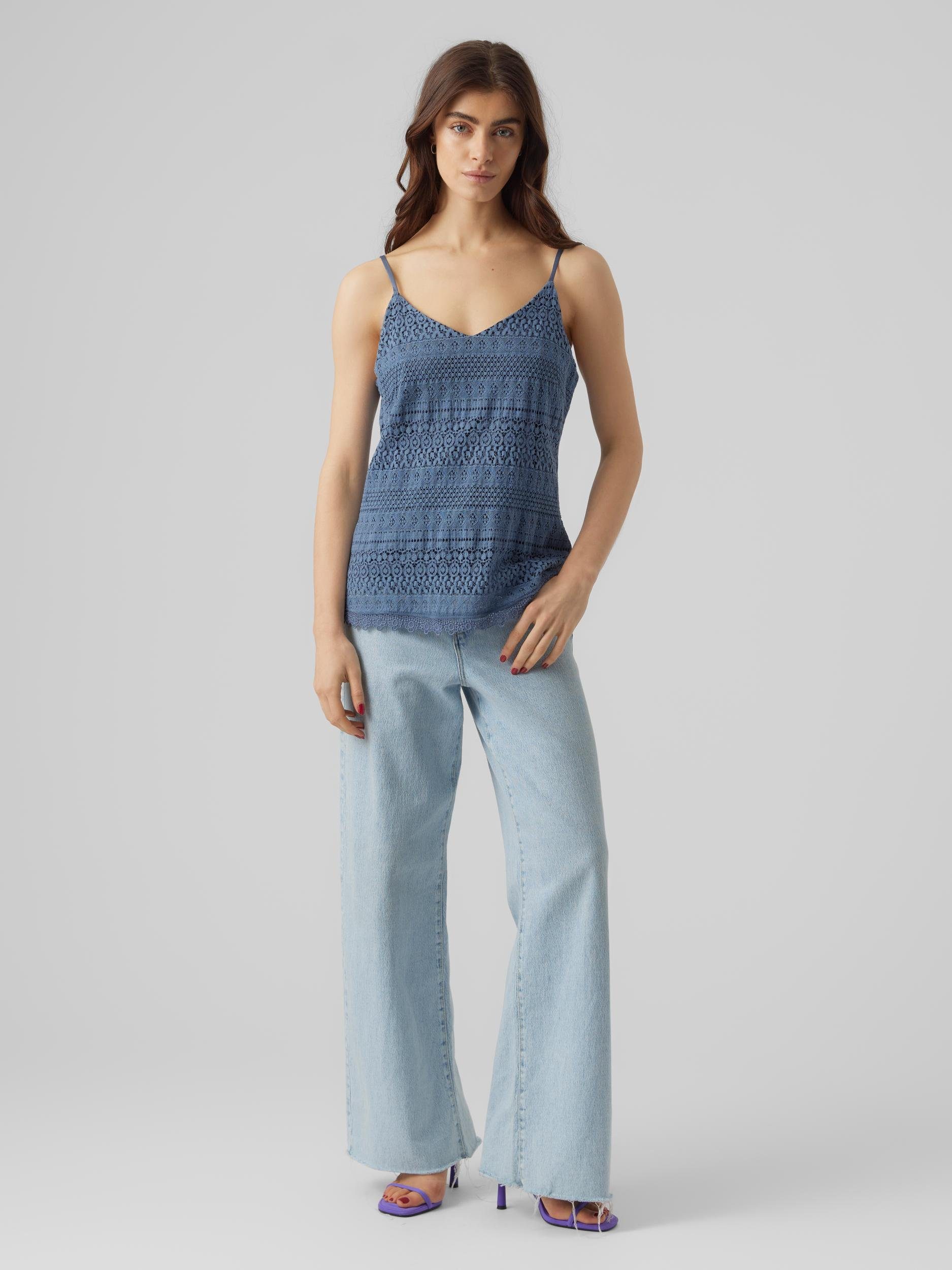 Vero Moda Top met spaghettibandjes VMHONEY LACE SINGLET WVN