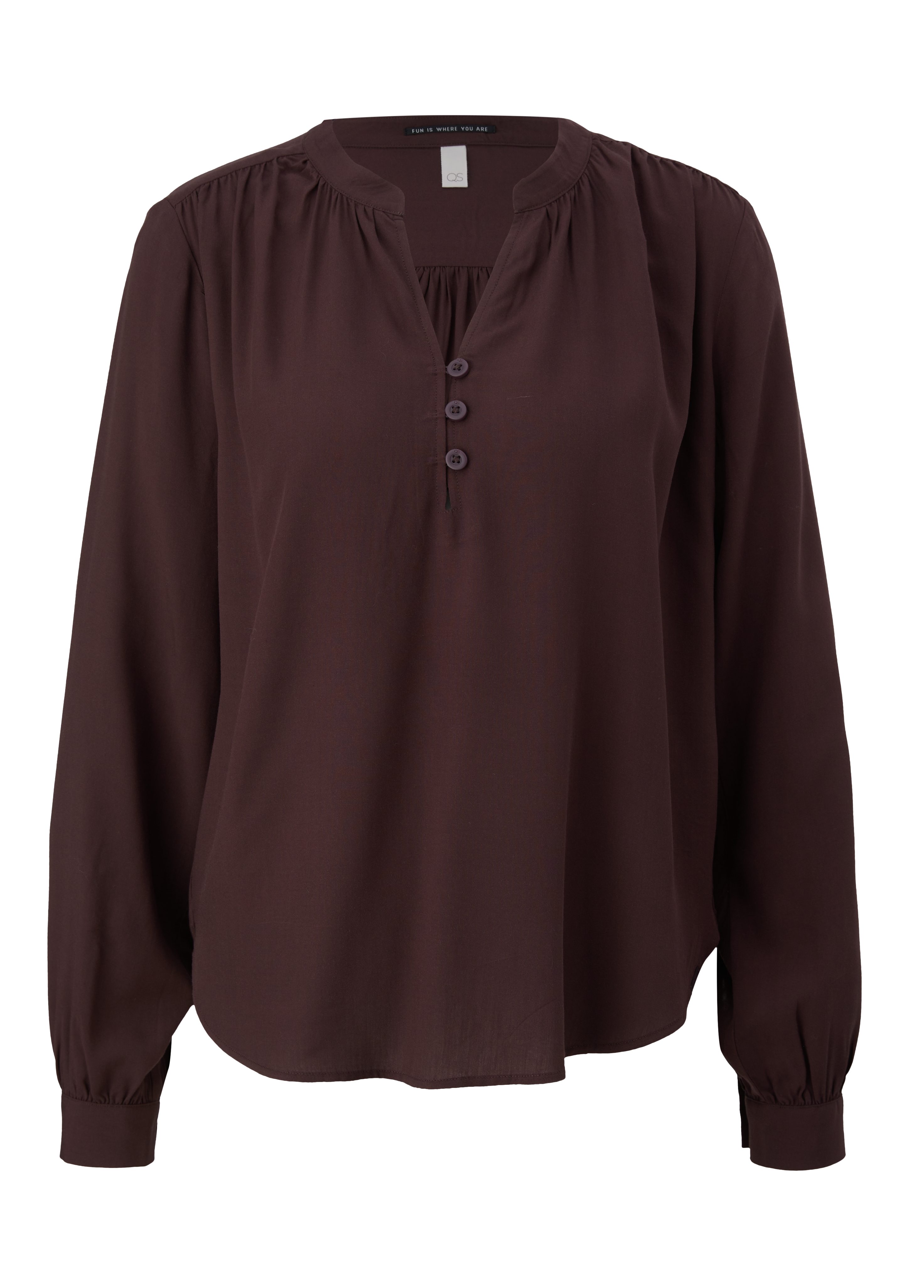 Q/S designed by Blouse met lange mouwen met manchetten