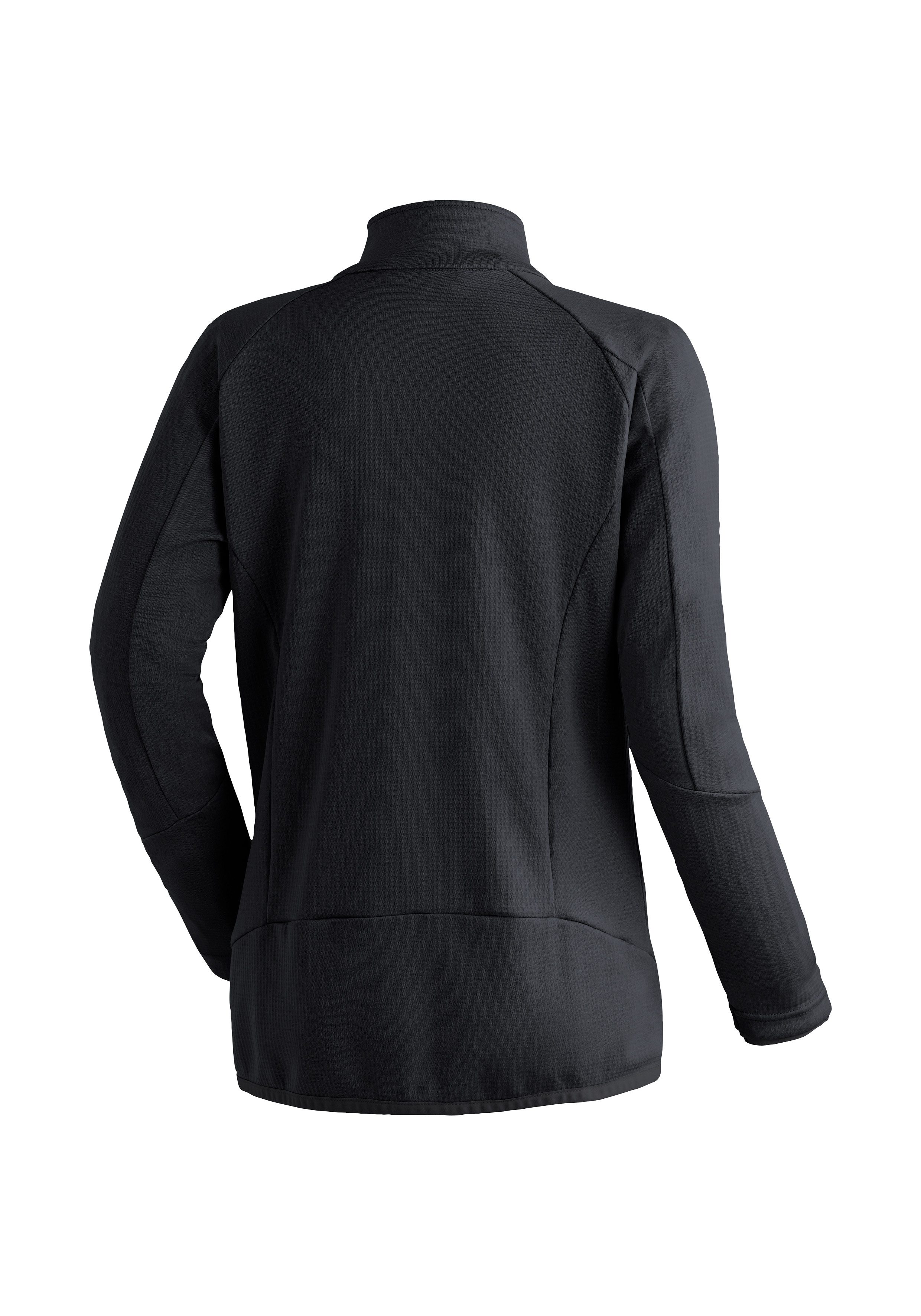 Maier Sports Fleecejack Sinaia W Dames midlayer ademend snel drogend full-zip regular fit