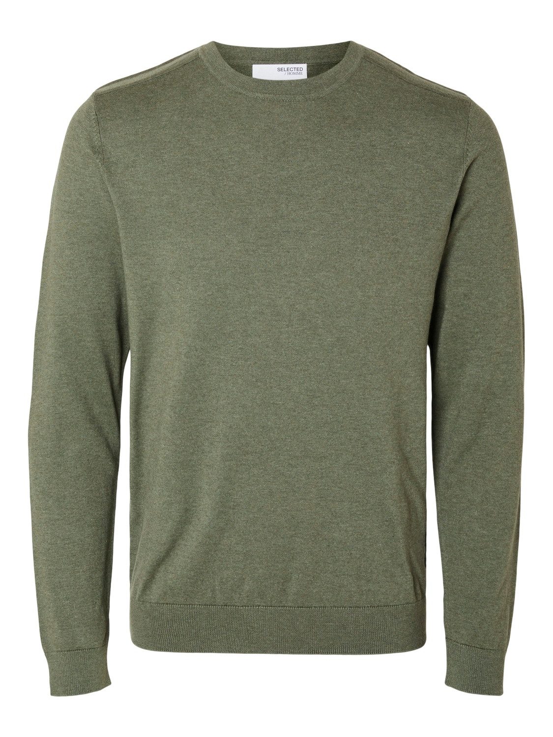 SELECTED HOMME Gebreide trui SLHBERG CREW NECK NOOS