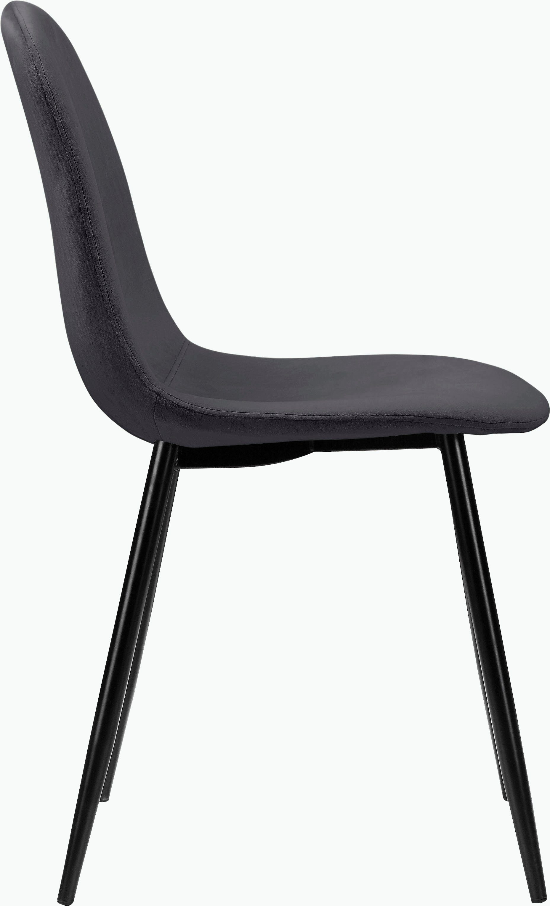 Leonique Eethoek Eadwine, TOPSELLER! Tafel plus 4 stoelen, zitgroep bestaande uit eettafel 160 cm en 4 eetkamerstoelen, gestoffeerde stoelen (set, 5-delig)
