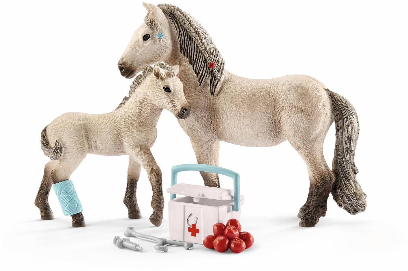 Schleich® Speelfiguur Horse Club, Hannahs eerste hulp bij ongevallen set (42430) (set)