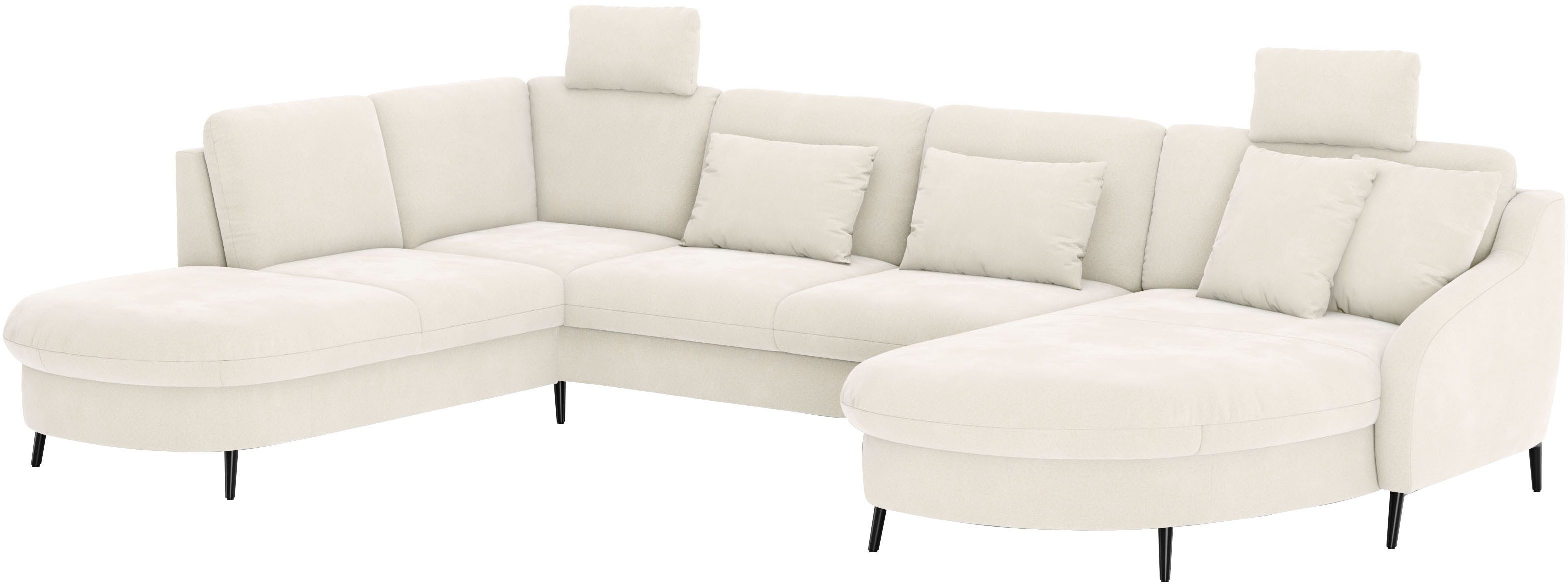 sit&more Zithoek Soul U-model optioneel met bed en bedlade