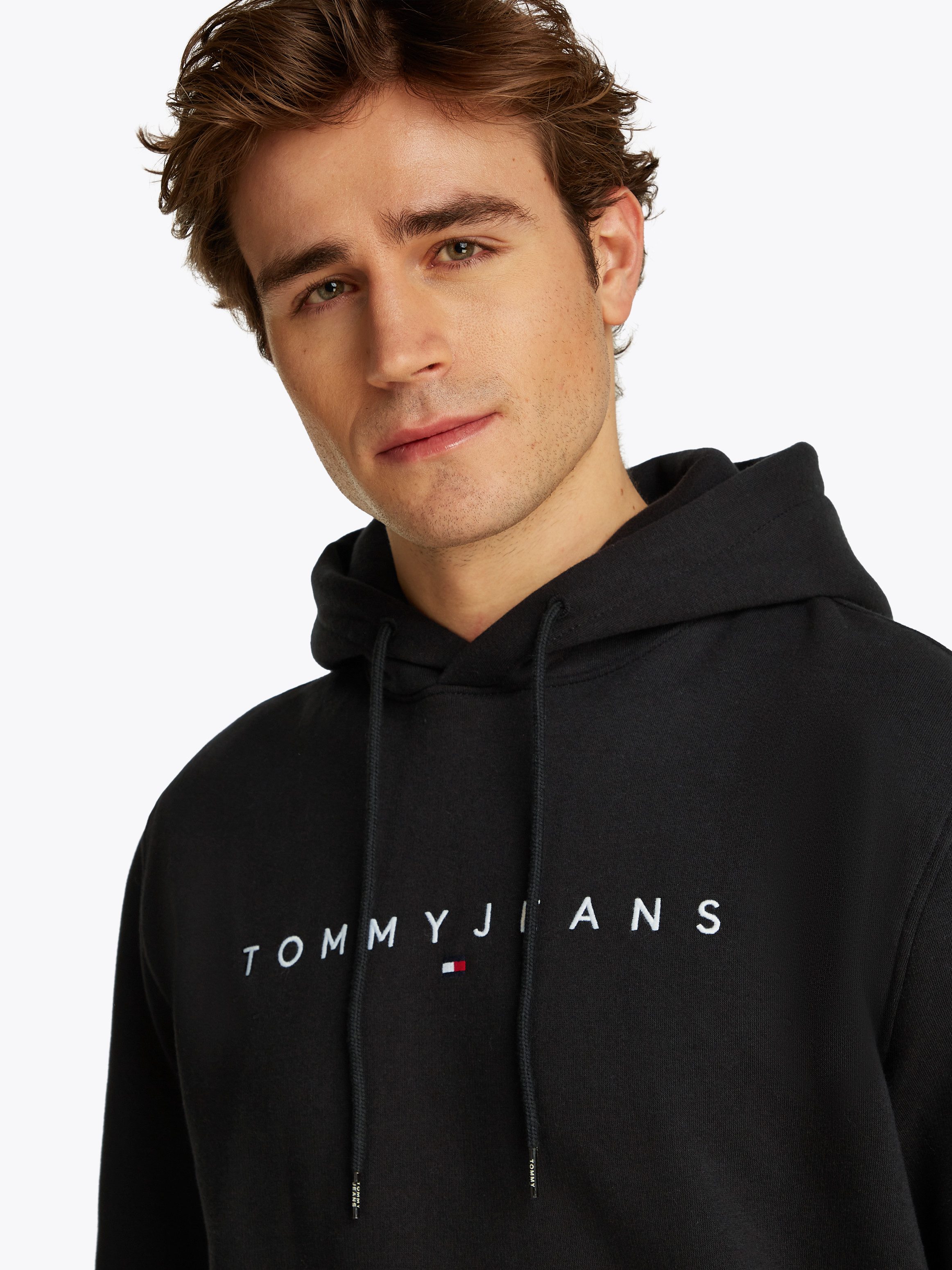 TOMMY JEANS Hoodie TJM REG LINEAR LOGO HOODIE EXT
