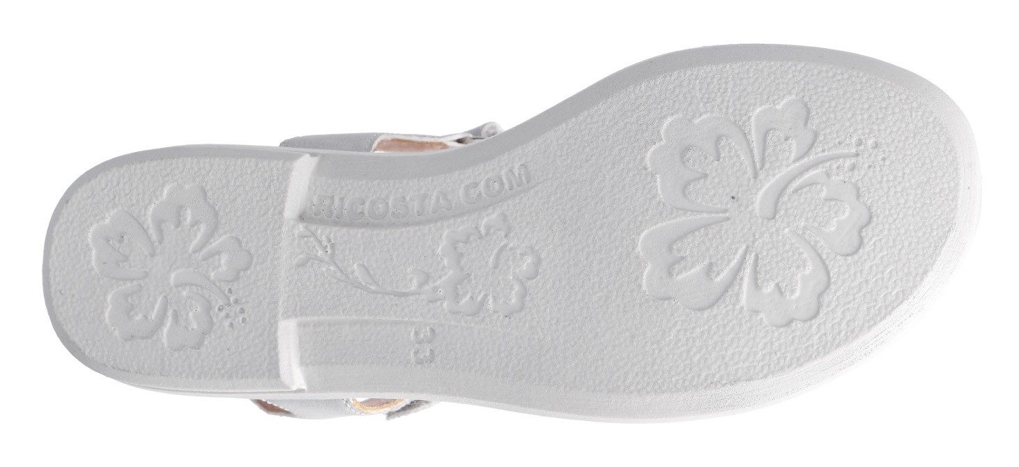 Ricosta Sandalen Ana WMS: gemiddeld , sandaal met klittenbandsluiting en glitter, maat sjabloon te downloaden